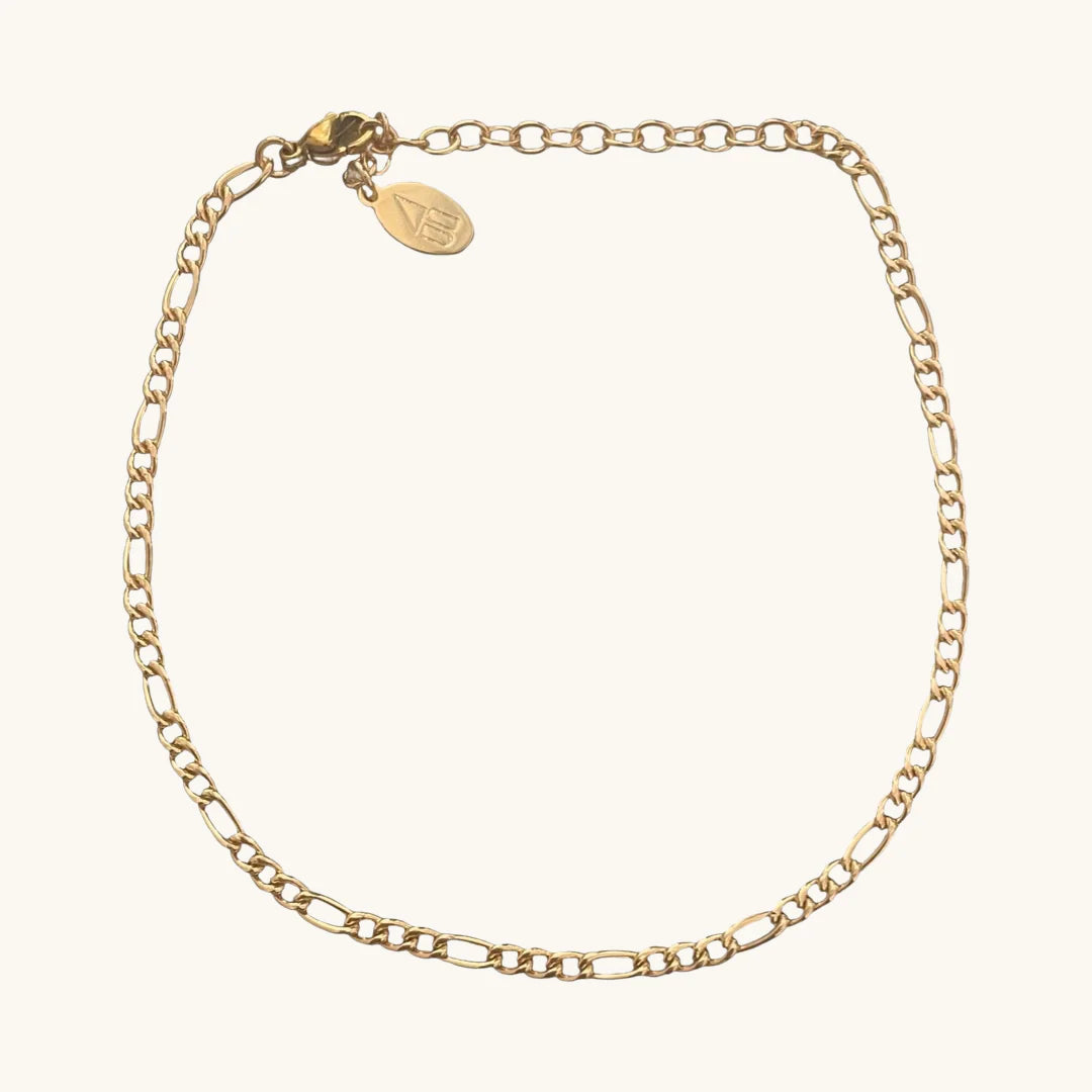 Nikki Smith Tasha Waterproof Gold Anklet-Anklets-Nikki Smith-Deja Nu Boutique, Women's Fashion Boutique in Lampasas, Texas