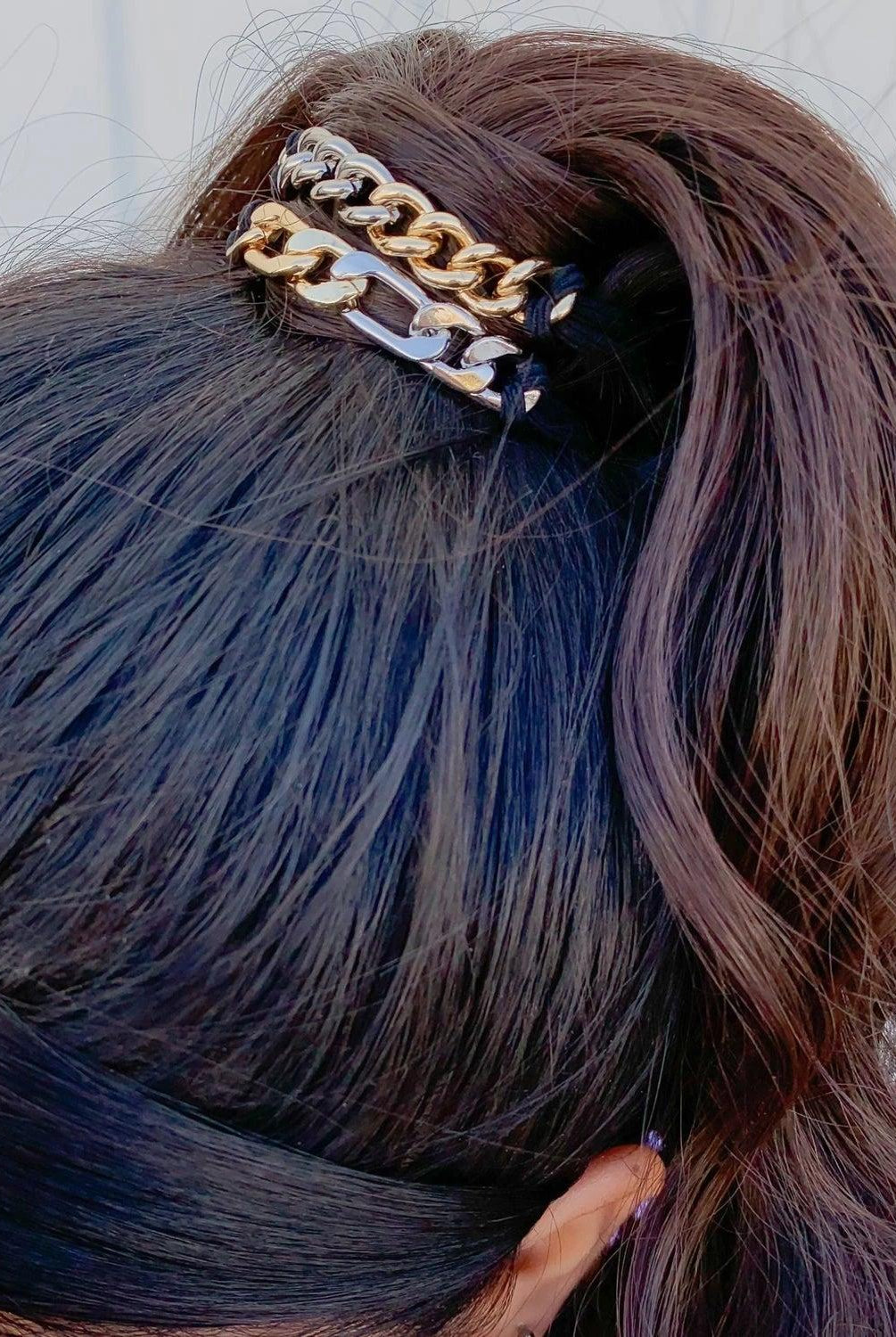 OMG BLING Five Piece Hair Tie - Bracelet Set In Silver And Gold-Hair Ties-OMG BLINGS-Deja Nu Boutique, Women's Fashion Boutique in Lampasas, Texas