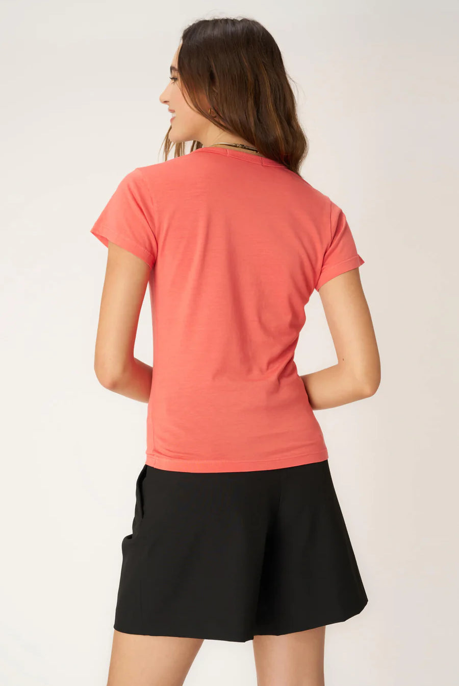 Project Social T You Got It Washed Baby Tee – Coral-Tops-Project Social T-Deja Nu Boutique, Women's Fashion Boutique in Lampasas, Texas