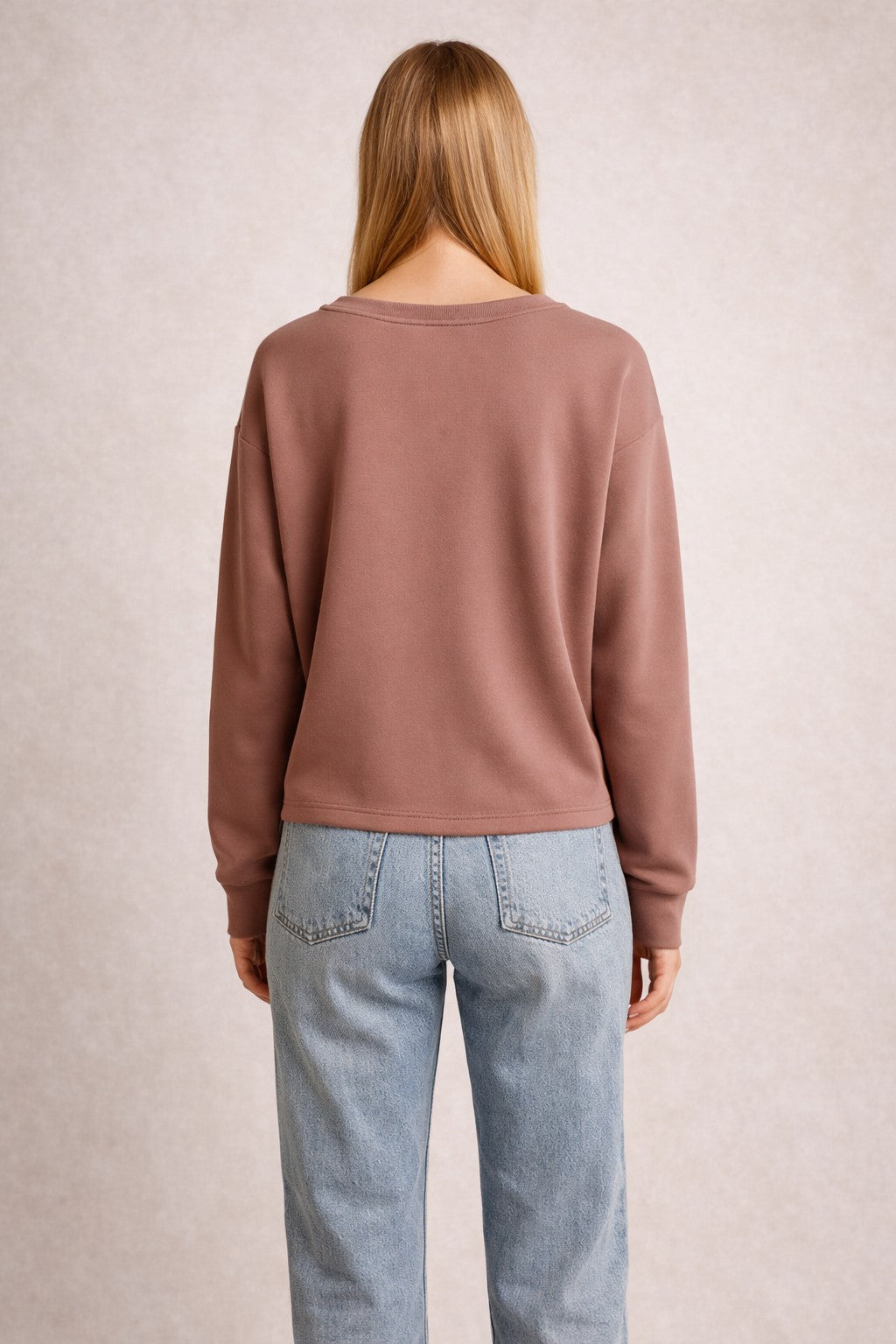 Project Social T AMOUR Side Ribbed Sweatshirt in Twilight Mauve-sweatshirt-Project Social T-Deja Nu Boutique, Women's Fashion Boutique in Lampasas, Texas