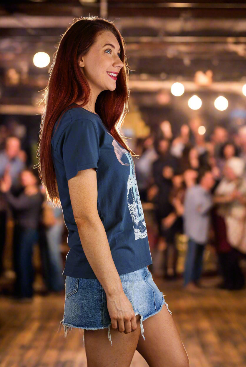 Project Social T Country Festival Tee – Blue Alpine-Tops-Project Social T-Deja Nu Boutique, Women's Fashion Boutique in Lampasas, Texas