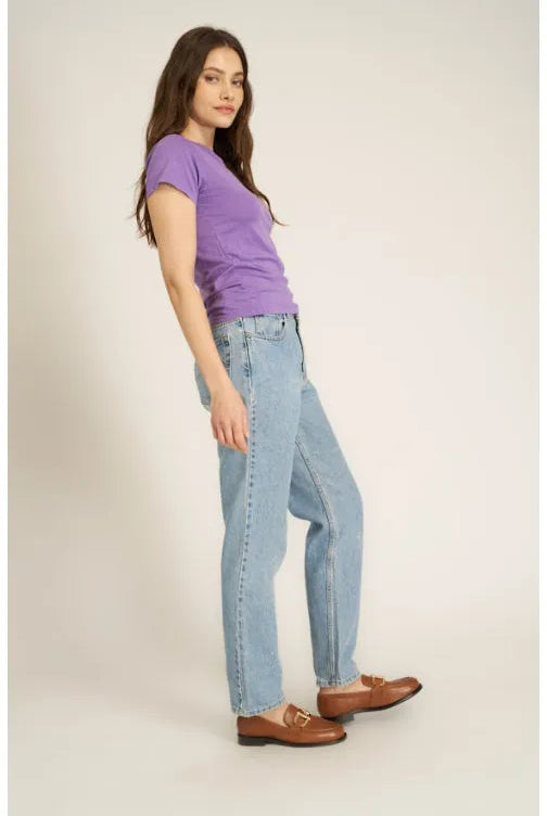 Project Social T You Got It Washed Baby Tee – French Lilac-Tops-Project Social T-Deja Nu Boutique, Women's Fashion Boutique in Lampasas, Texas