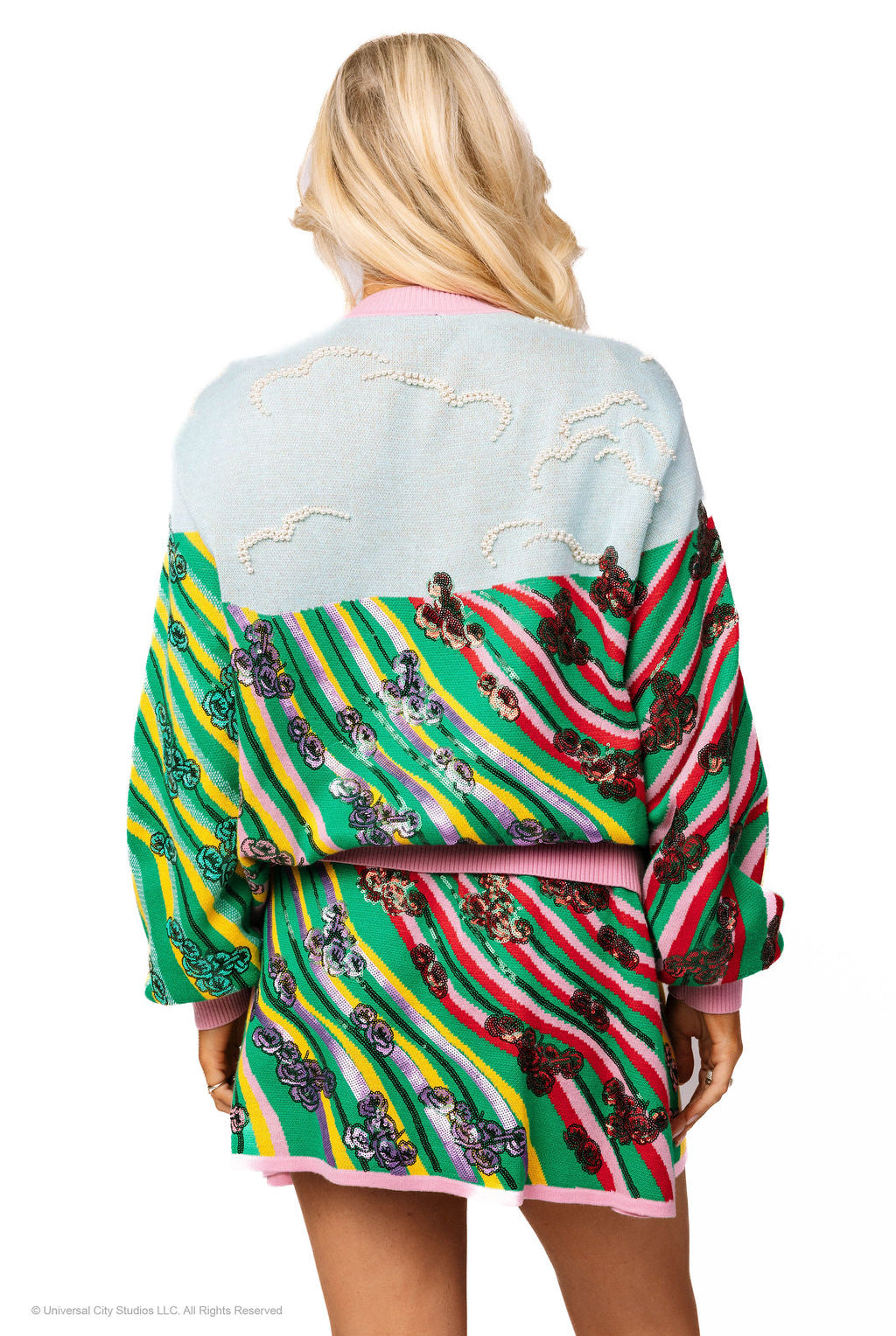 Queen of Sparkles Licensed Yellow Brick Road to Oz Button Up Cardigan-Cardigans & Kimonos-Queen Of Sparkles-Deja Nu Boutique, Women's Fashion Boutique in Lampasas, Texas