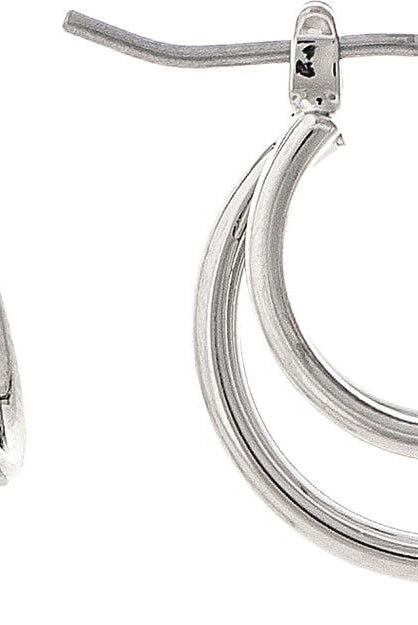 Rain Jewelry Silver Little Loopy Hoop Earrings-Earrings-Rain Jewelry Collection-Deja Nu Boutique, Women's Fashion Boutique in Lampasas, Texas
