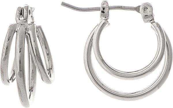 Rain Jewelry Silver Little Loopy Hoop Earrings-Earrings-Rain Jewelry Collection-Deja Nu Boutique, Women's Fashion Boutique in Lampasas, Texas