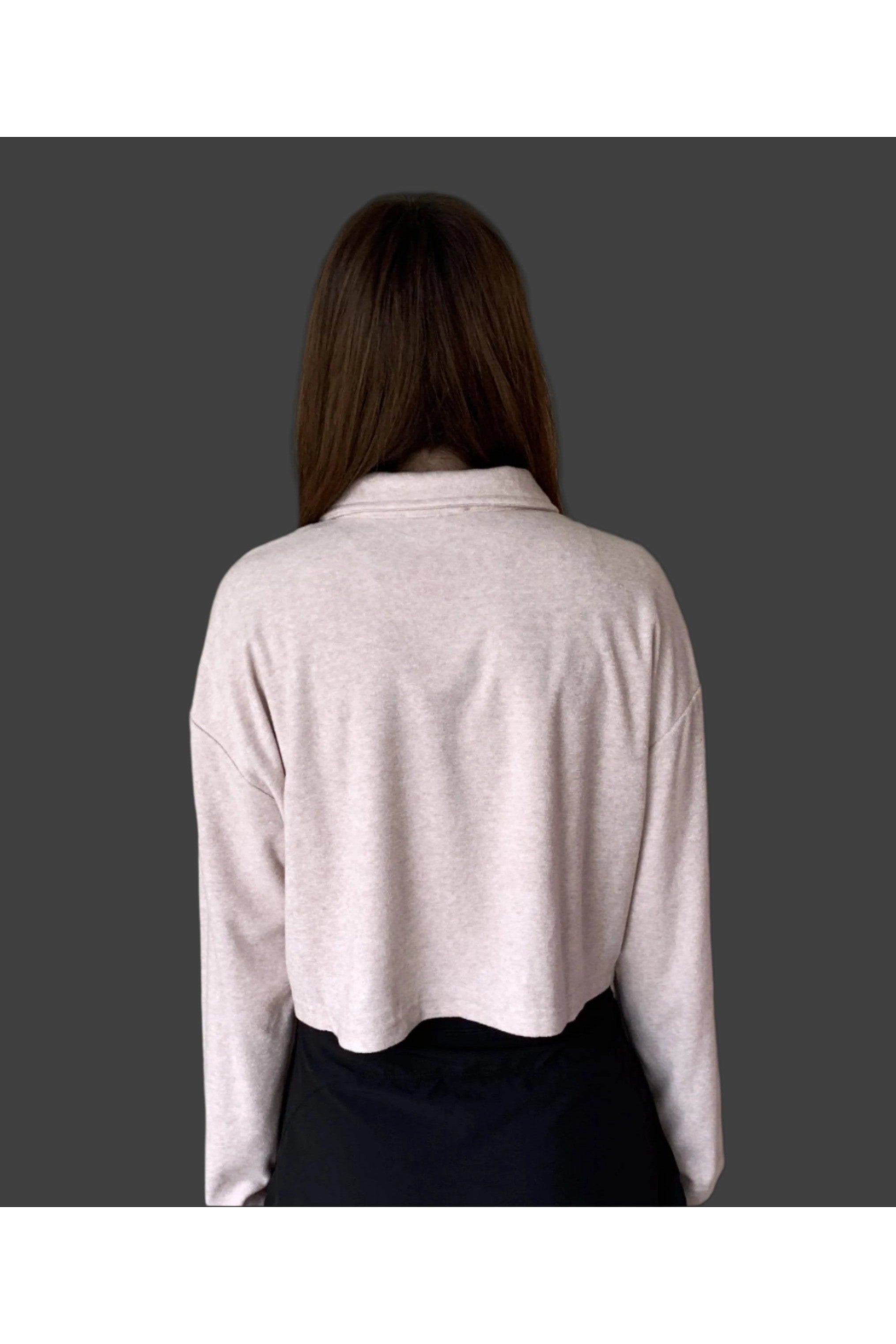 Hyfve Rose Pink Towel Terry Half-Placket Cropped Button Front Top-Sweaters-Hyfve-Deja Nu Boutique, Women's Fashion Boutique in Lampasas, Texas