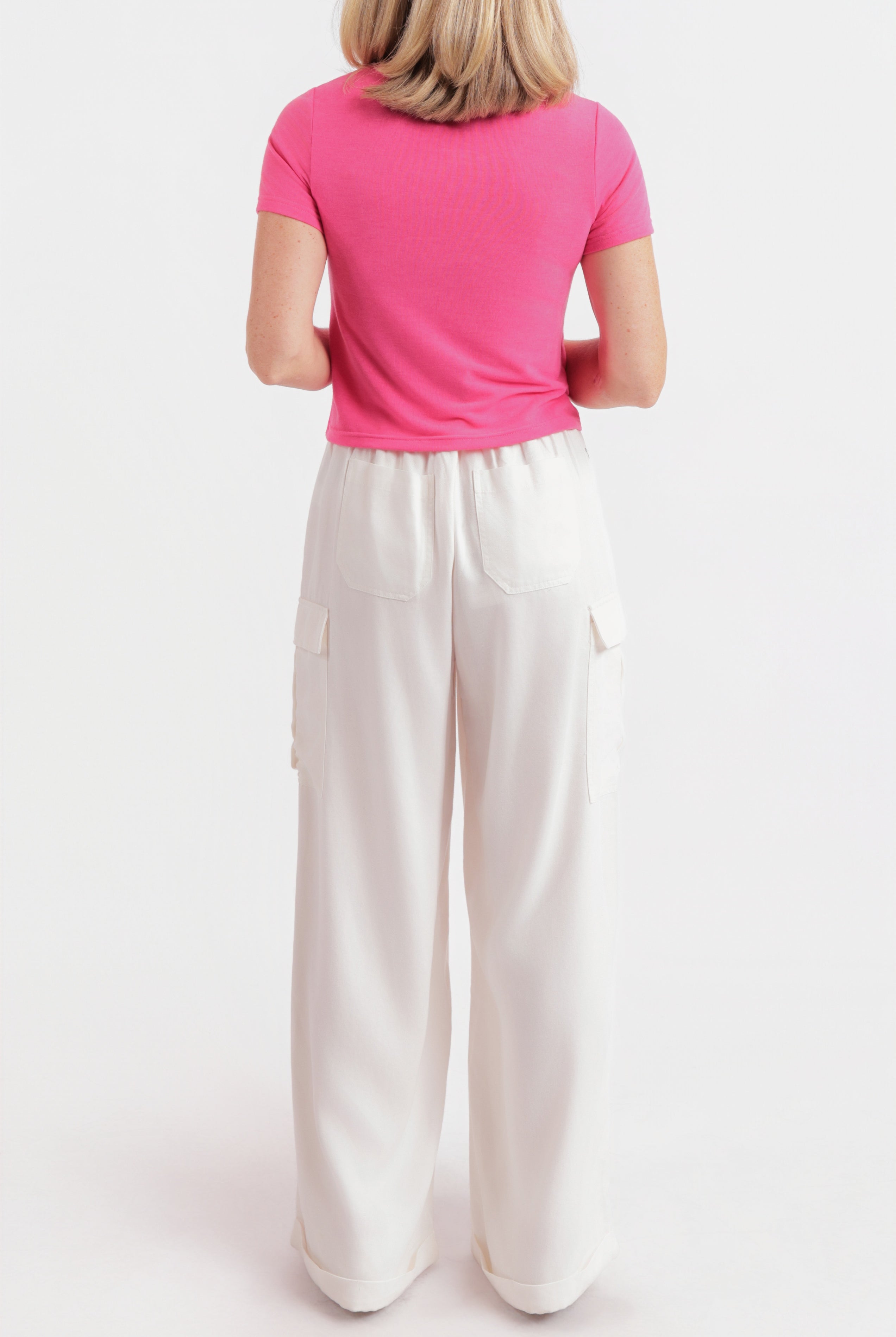 Sadie & Sage Faithful Tee in Hot Pink-T-Shirts-Sadie & Sage-Deja Nu Boutique, Women's Fashion Boutique in Lampasas, Texas