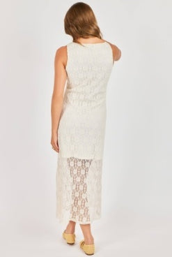 Sadie & Sage Letters Midi Dress in Cream-Midi Dresses-Sadie & Sage-Deja Nu Boutique, Women's Fashion Boutique in Lampasas, Texas