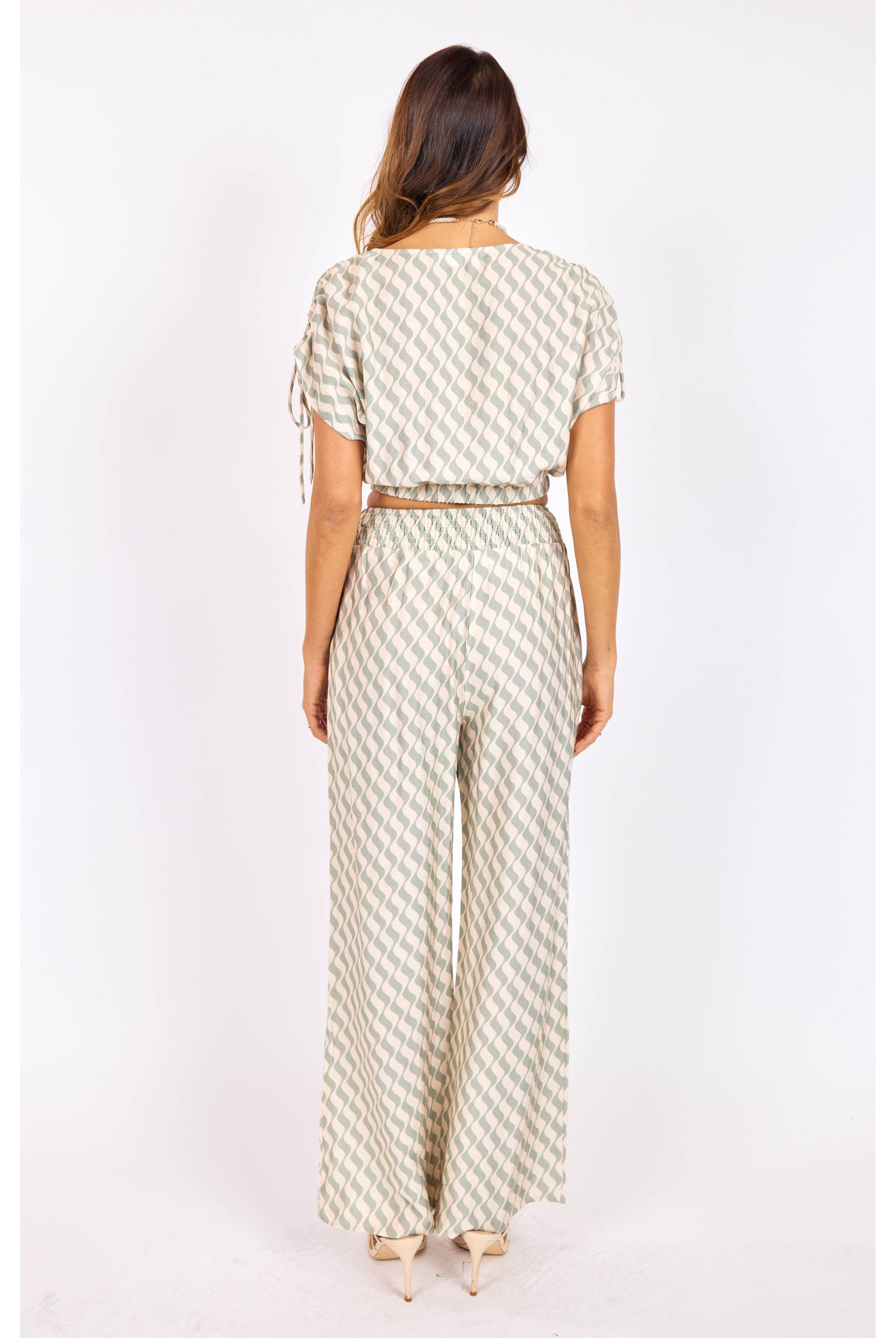 Sadie & Sage Light A Spark Top in Sage Cream-Tops-Sadie & Sage-Deja Nu Boutique, Women's Fashion Boutique in Lampasas, Texas