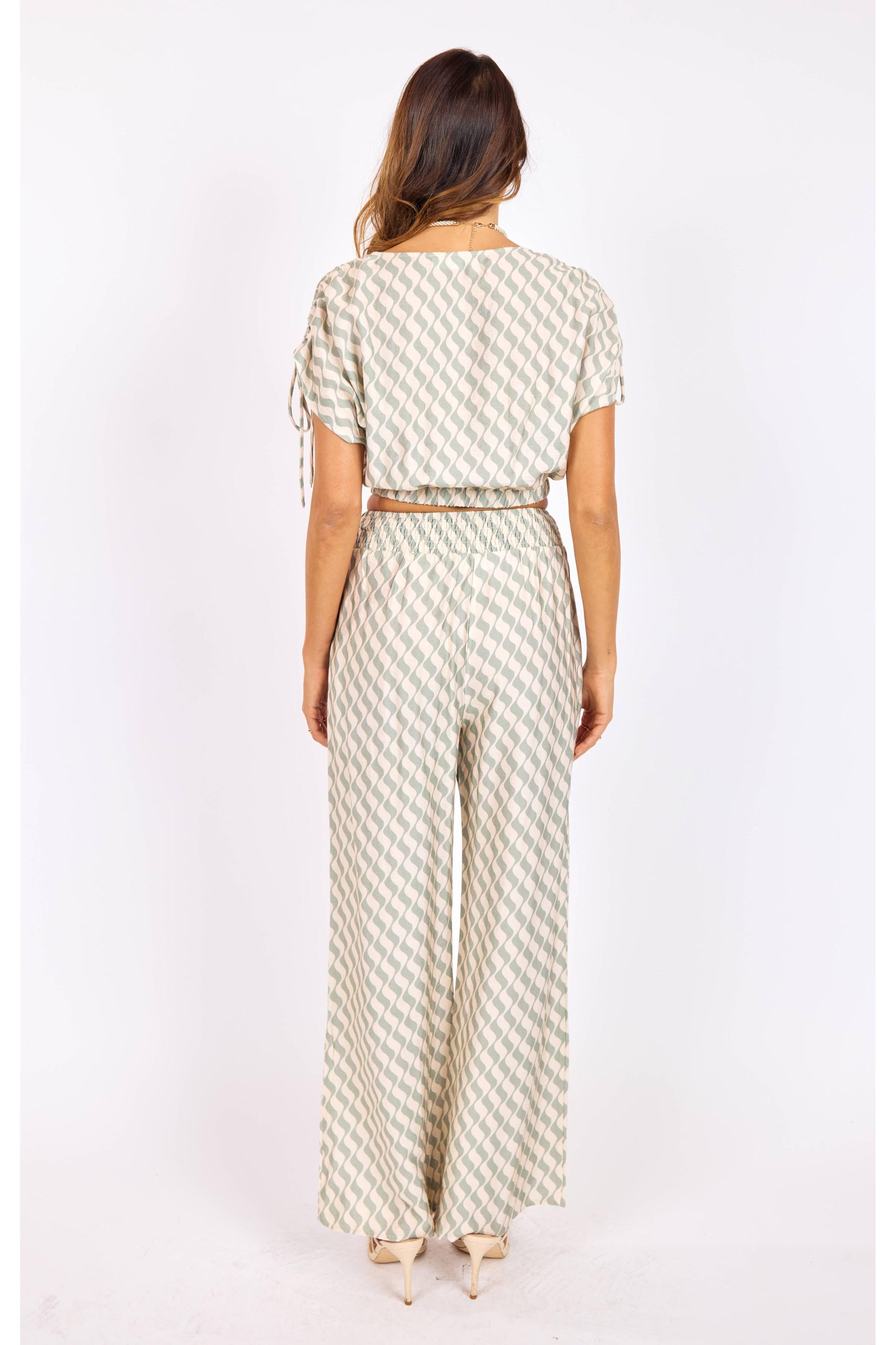 Sadie & Sage Light A Spark Top in Sage Cream-Tops-Sadie & Sage-Deja Nu Boutique, Women's Fashion Boutique in Lampasas, Texas