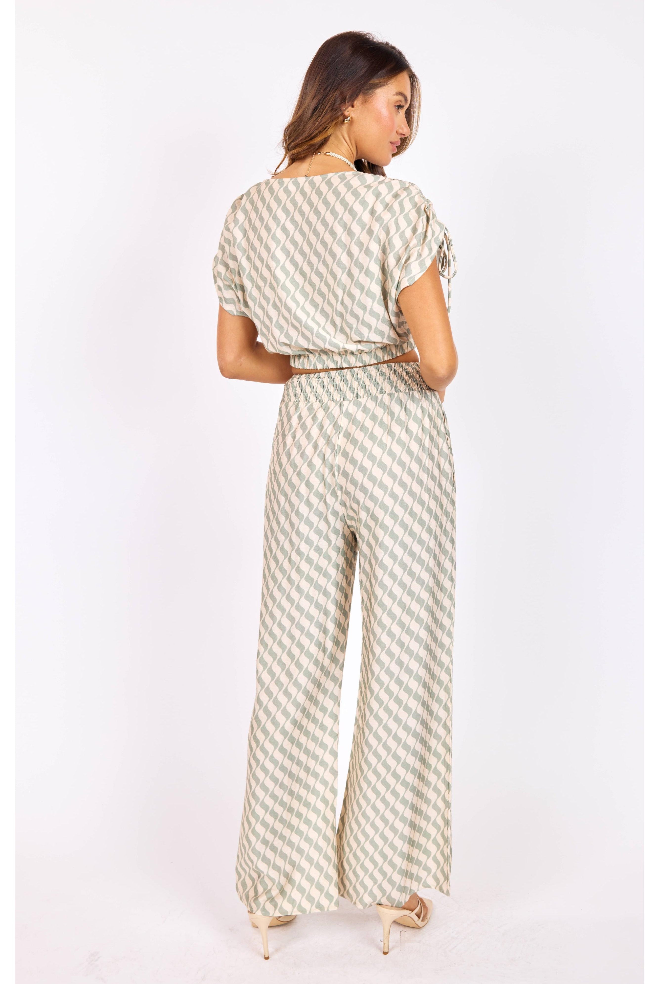 Sadie & Sage Light A Spark Top in Sage Cream-Tops-Sadie & Sage-Deja Nu Boutique, Women's Fashion Boutique in Lampasas, Texas