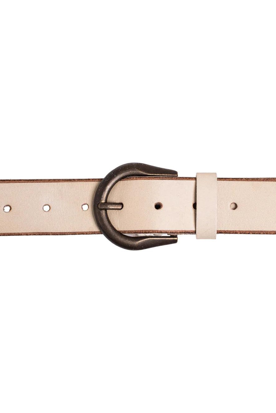 Silver Jeans Co. 38mm Genuine Leather Belt In White-Belts-Silver Jeans-Deja Nu Boutique, Women's Fashion Boutique in Lampasas, Texas