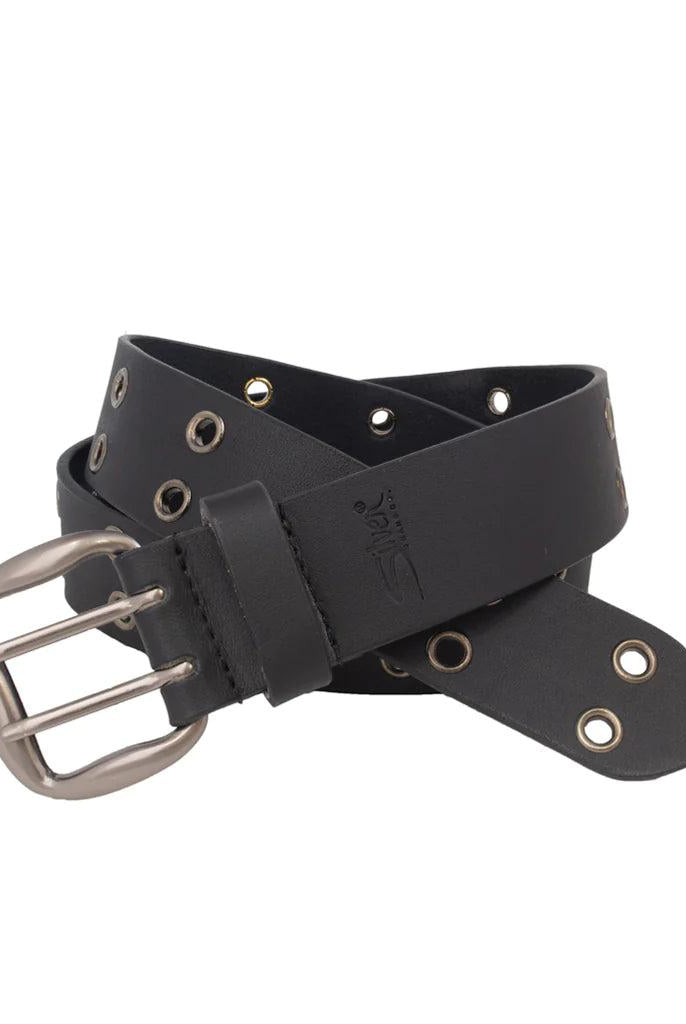 Silver Jeans Co. 38mm Heavyweight Genuine Leather Belt In Black-Belts-Silver Jeans-Deja Nu Boutique, Women's Fashion Boutique in Lampasas, Texas