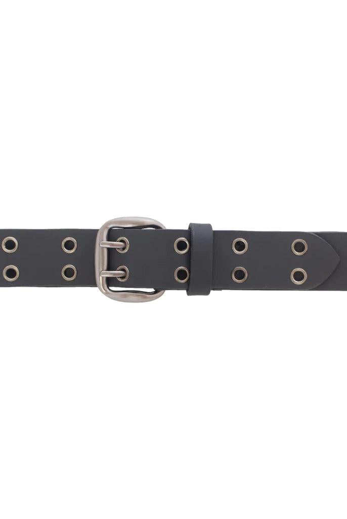 Silver Jeans Co. 38mm Heavyweight Genuine Leather Belt In Black-Belts-Silver Jeans-Deja Nu Boutique, Women's Fashion Boutique in Lampasas, Texas