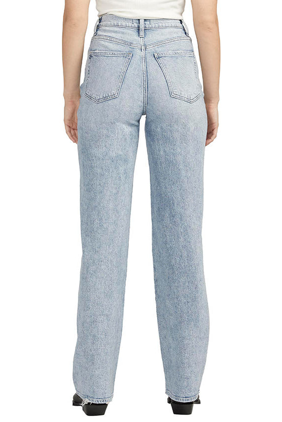 Silver Jeans High Rise Highly Desirable Trouser In Indigo 33 Inch-Jeans-Silver Jeans-Deja Nu Boutique, Women's Fashion Boutique in Lampasas, Texas