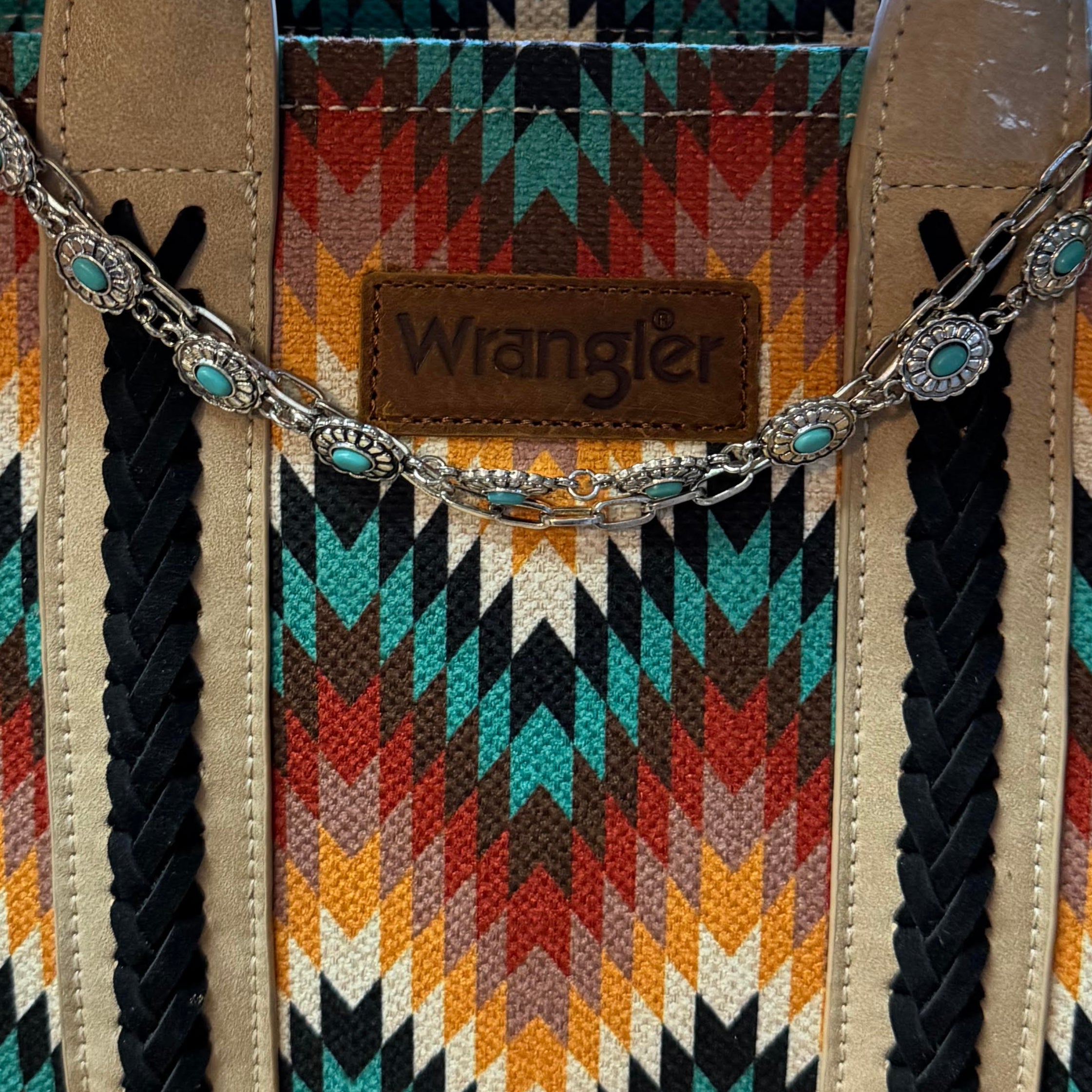 Silver Oval Charm Strap with Turquoise Accents – Boho-Chic Style-Charm Strap-Deja Nu Tx-Deja Nu Boutique, Women's Fashion Boutique in Lampasas, Texas