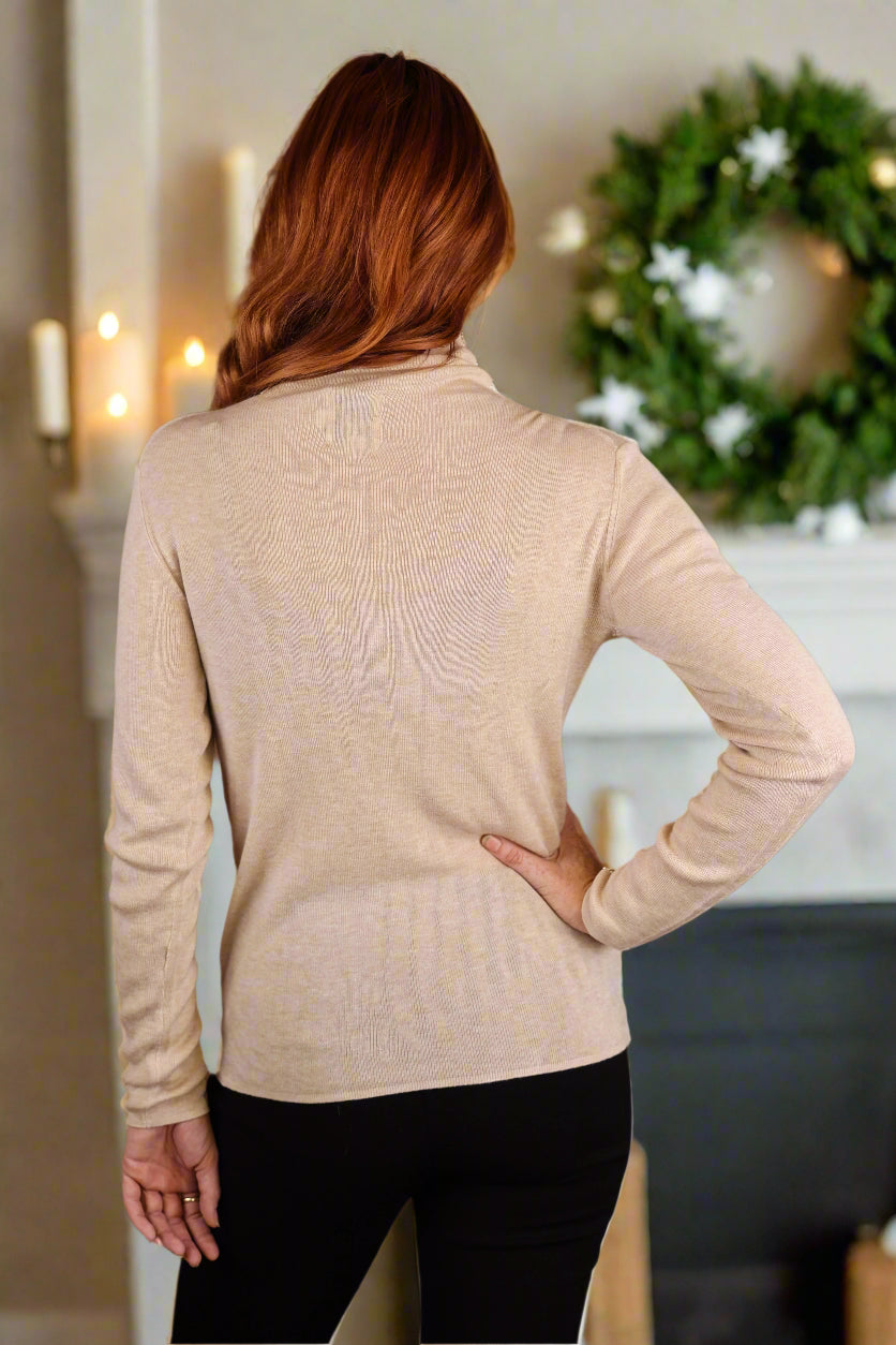 Molly Bracken Ash Beige Sweater-Sweaters-Molly Bracken-Deja Nu Boutique, Women's Fashion Boutique in Lampasas, Texas