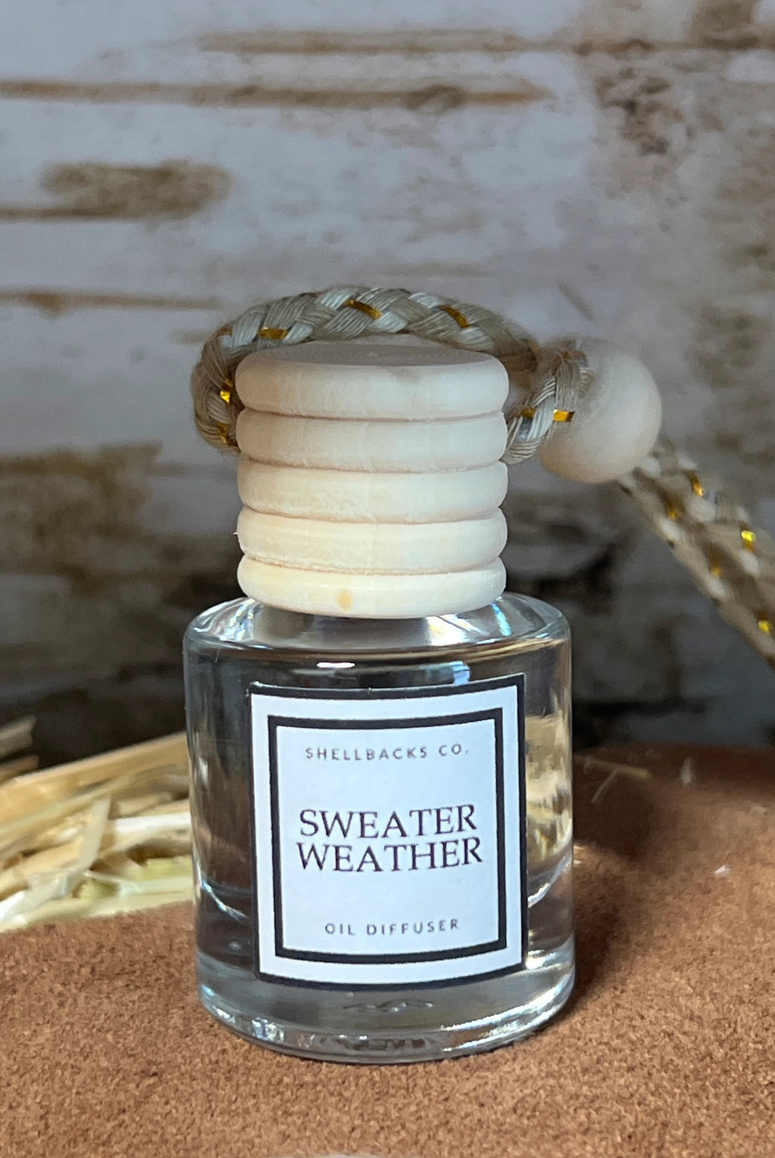 Sweater Weather Hanging Car Freshener Diffuser-Car Diffuser-Prairie Chicken Sticker Shop & Gifts-Deja Nu Boutique, Women's Fashion Boutique in Lampasas, Texas