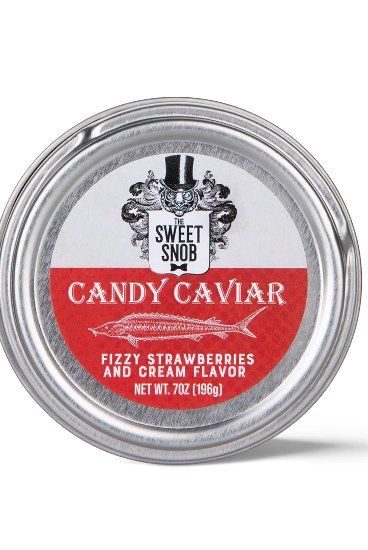 Sweet Snob Candy Caviar Strawberry & Cream Tin, 2oz-candy-Sweet Snob-Deja Nu Boutique, Women's Fashion Boutique in Lampasas, Texas