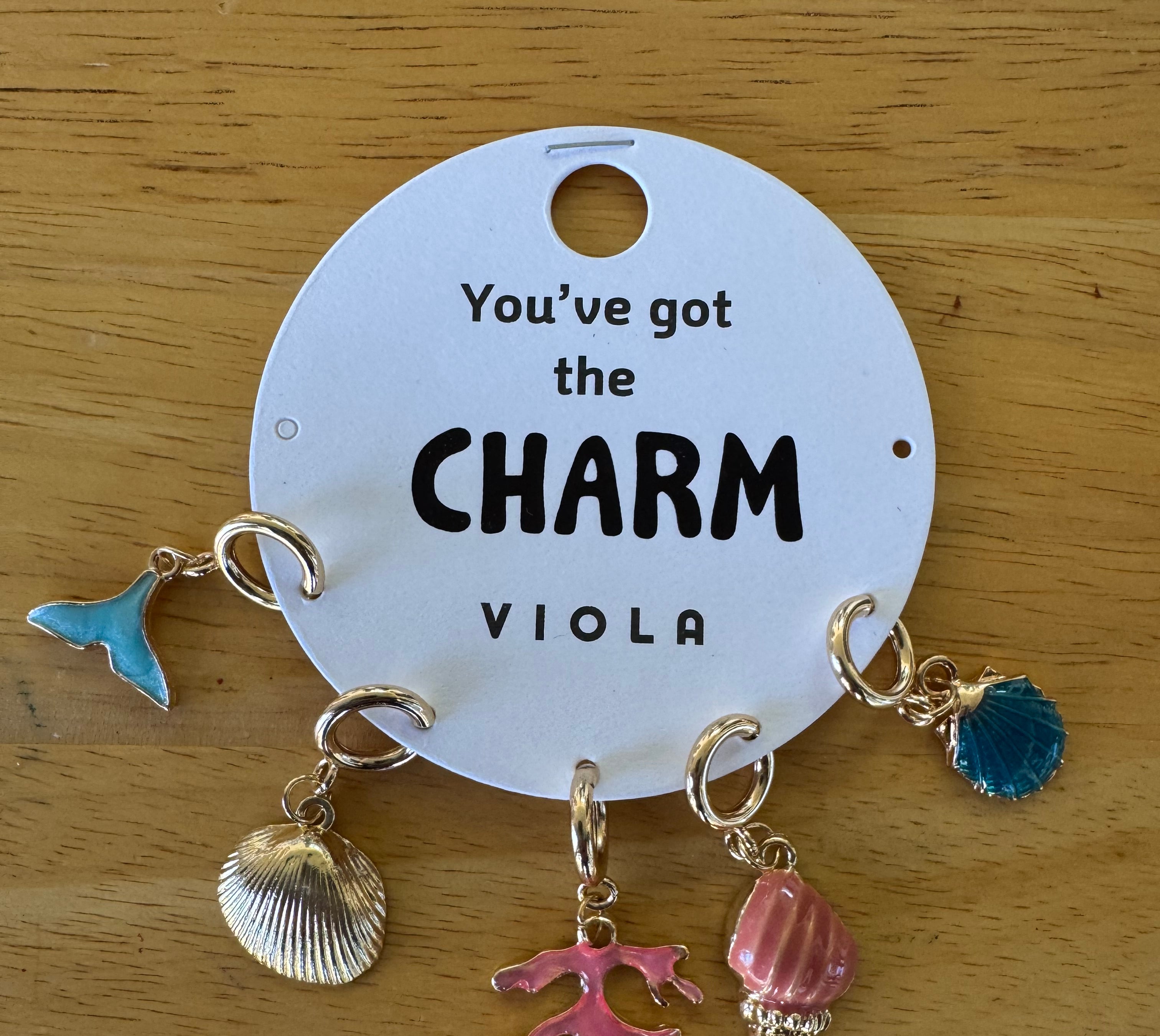 Viola "Youโve Got the Charm" Ocean-Inspired Gold-Tone Charm Set-Charms-Viola-Deja Nu Boutique, Women's Fashion Boutique in Lampasas, Texas