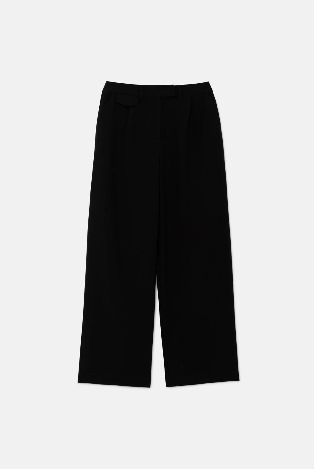 Wild Pony Black Crepe Trousers-Pants-Wild Pony-Deja Nu Boutique, Women's Fashion Boutique in Lampasas, Texas