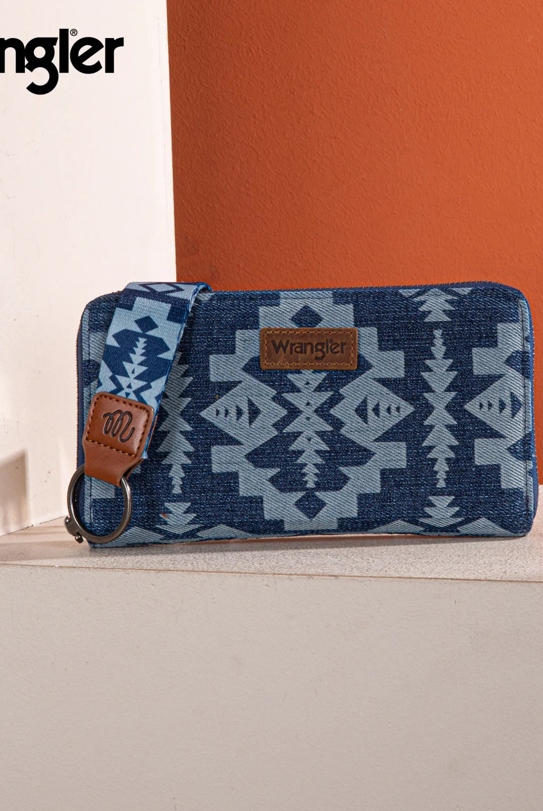 Wrangler Southwestern Art Print Wallet -Jean-Handbags, Wallets & Cases-Wrangler-Deja Nu Boutique, Women's Fashion Boutique in Lampasas, Texas