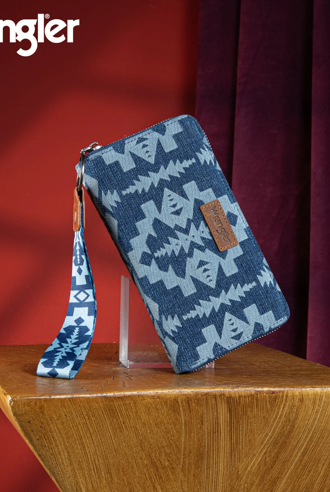 Wrangler Southwestern Art Print Wallet -Jean-Handbags, Wallets & Cases-Wrangler-Deja Nu Boutique, Women's Fashion Boutique in Lampasas, Texas