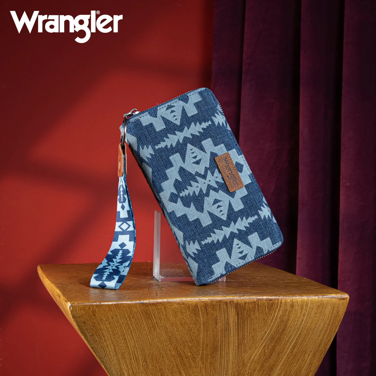 Wrangler Southwestern Art Print Wallet -Jean-Handbags, Wallets & Cases-Wrangler-Deja Nu Boutique, Women's Fashion Boutique in Lampasas, Texas