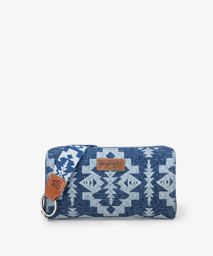 Wrangler Southwestern Art Print Wallet -Jean-Handbags, Wallets & Cases-Wrangler-Deja Nu Boutique, Women's Fashion Boutique in Lampasas, Texas