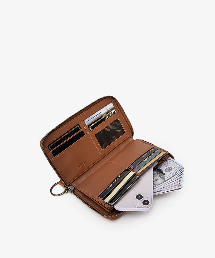 Wrangler Southwestern Art Print Wallet -Jean-Handbags, Wallets & Cases-Wrangler-Deja Nu Boutique, Women's Fashion Boutique in Lampasas, Texas