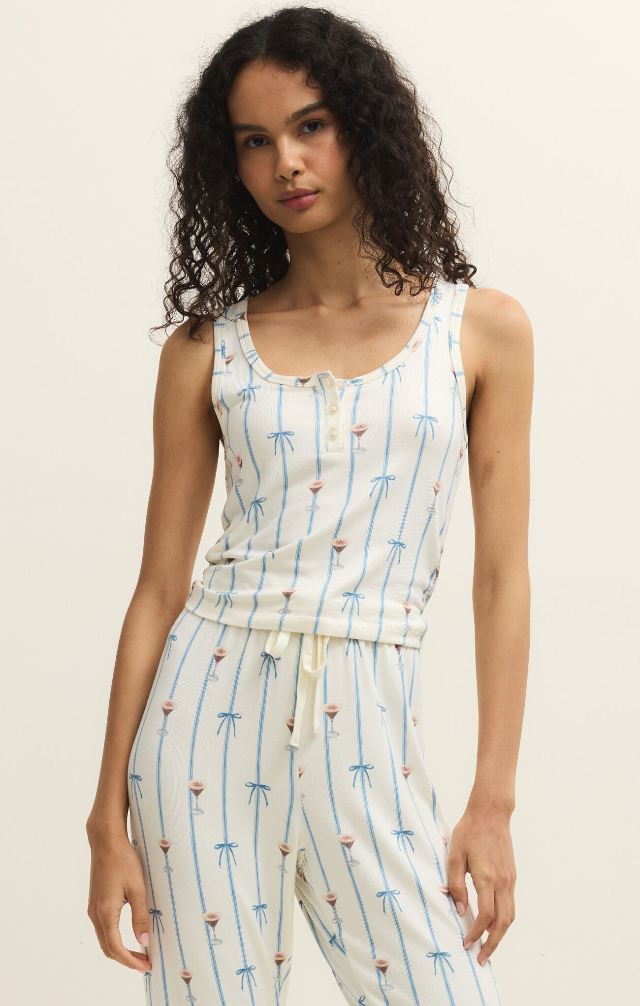 Z SUPPLY Lounge Cozy Espresso Martini Tank – Vanilla Ice-tank-Z Supply Lounge-Deja Nu Boutique, Women's Fashion Boutique in Lampasas, Texas