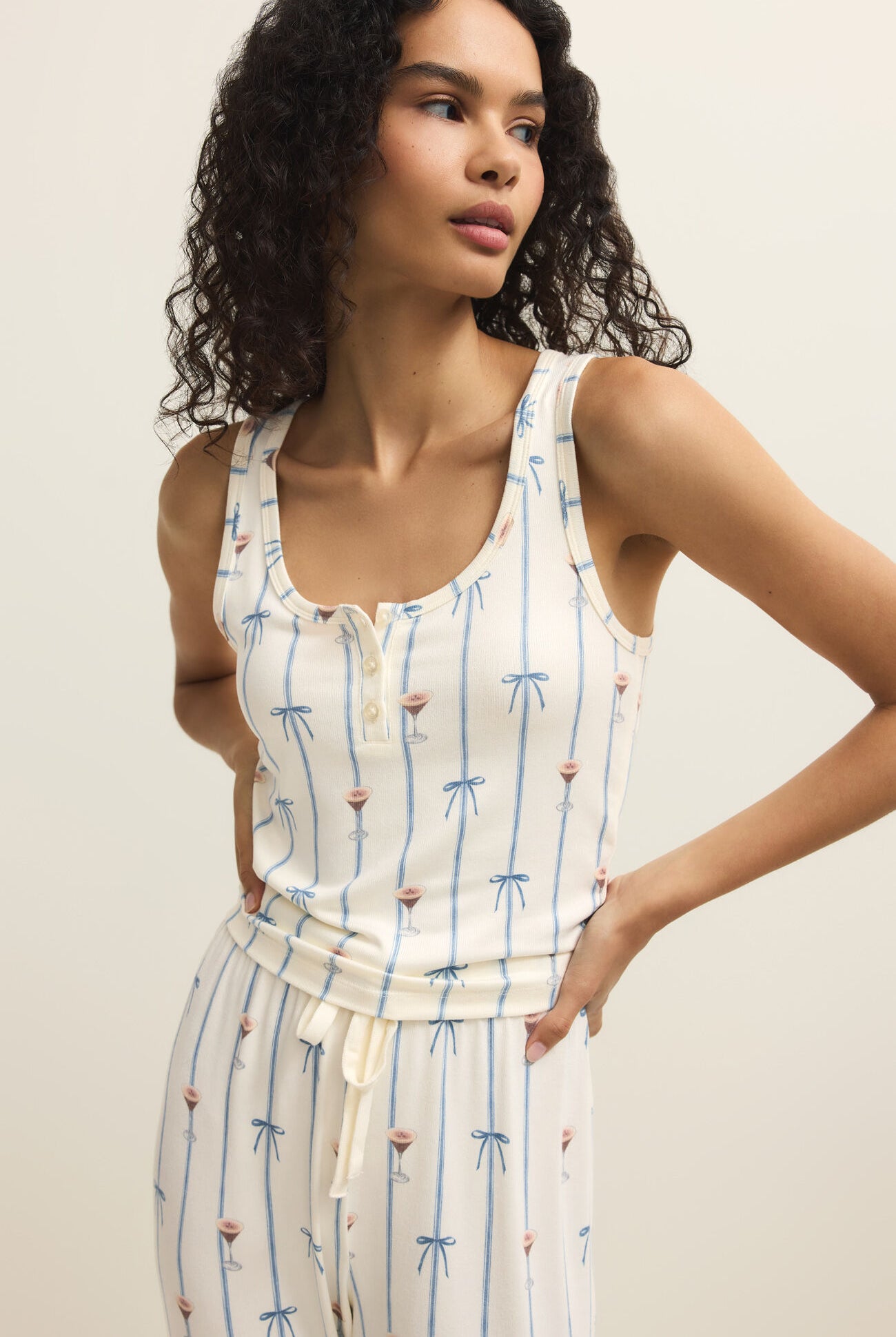 Z SUPPLY Lounge Cozy Espresso Martini Tank – Vanilla Ice-tank-Z Supply Lounge-Deja Nu Boutique, Women's Fashion Boutique in Lampasas, Texas