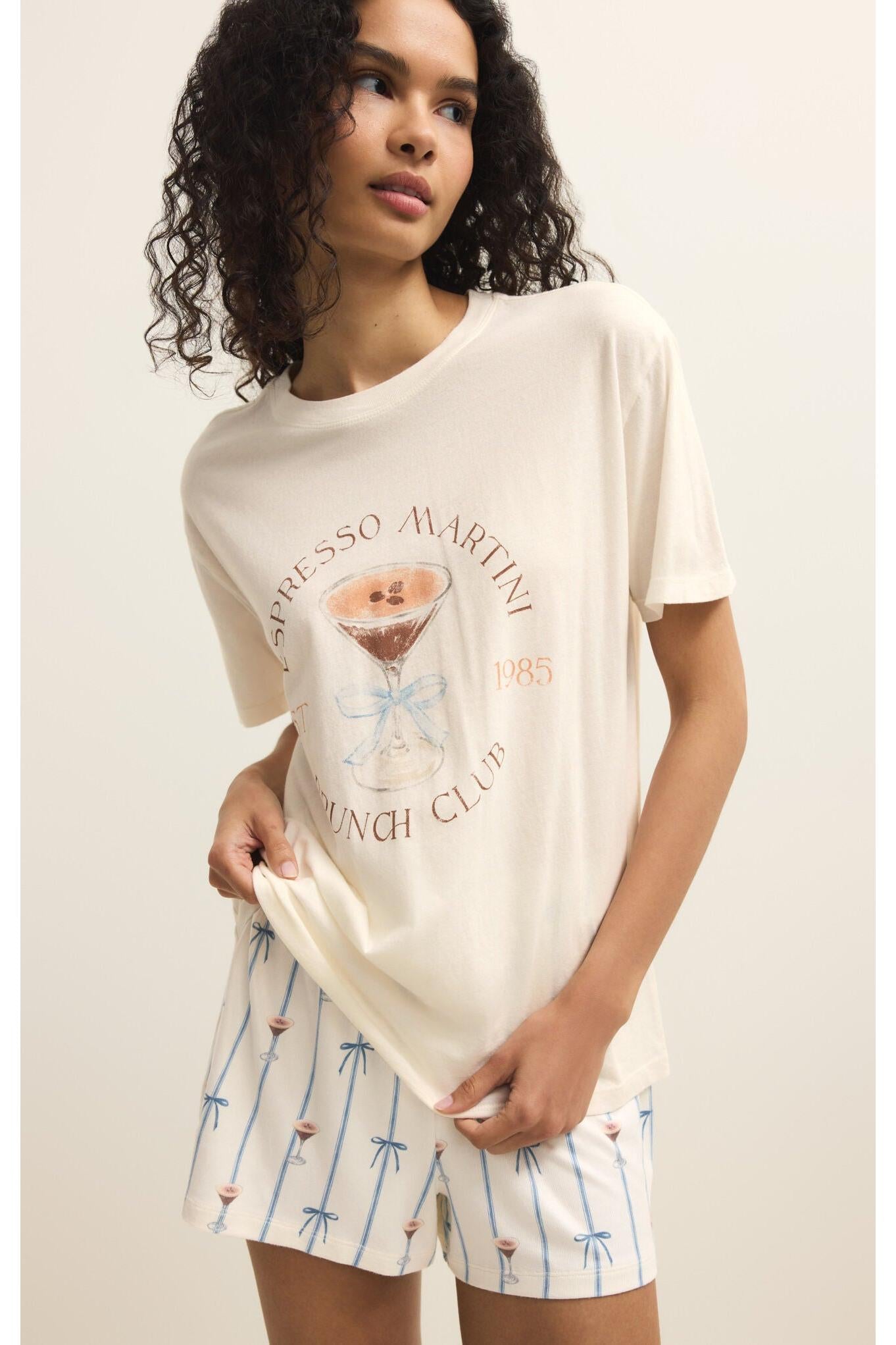 Z SUPPLY Lounge Espresso Martini Boyfriend Tee – Vanilla Ice-Tops-Z Supply Lounge-Deja Nu Boutique, Women's Fashion Boutique in Lampasas, Texas