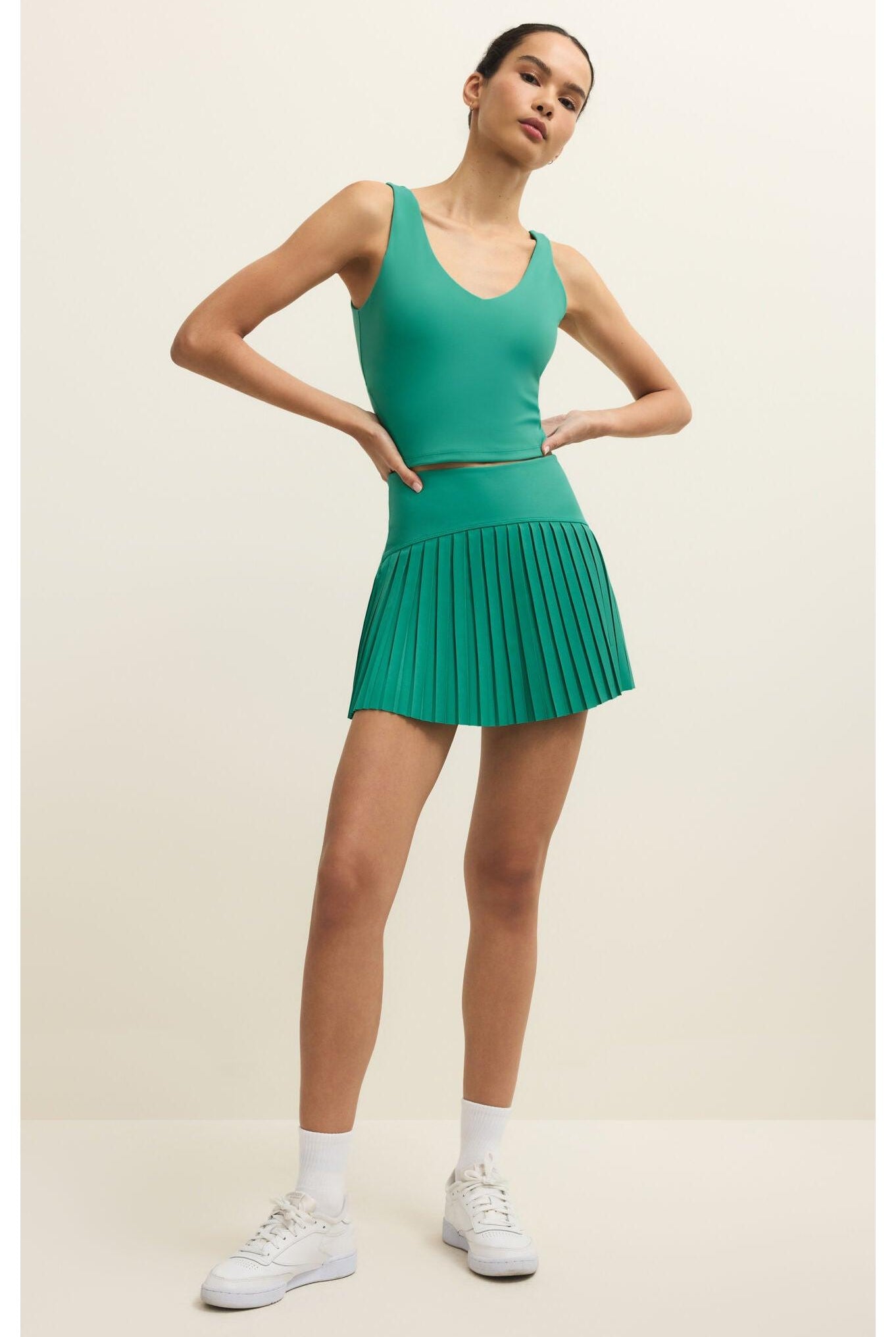 Z Supply Activewear Lotus Long Line Top in La Paloma-Camis/Tanks-Z Supply Activewear-Deja Nu Boutique, Women's Fashion Boutique in Lampasas, Texas