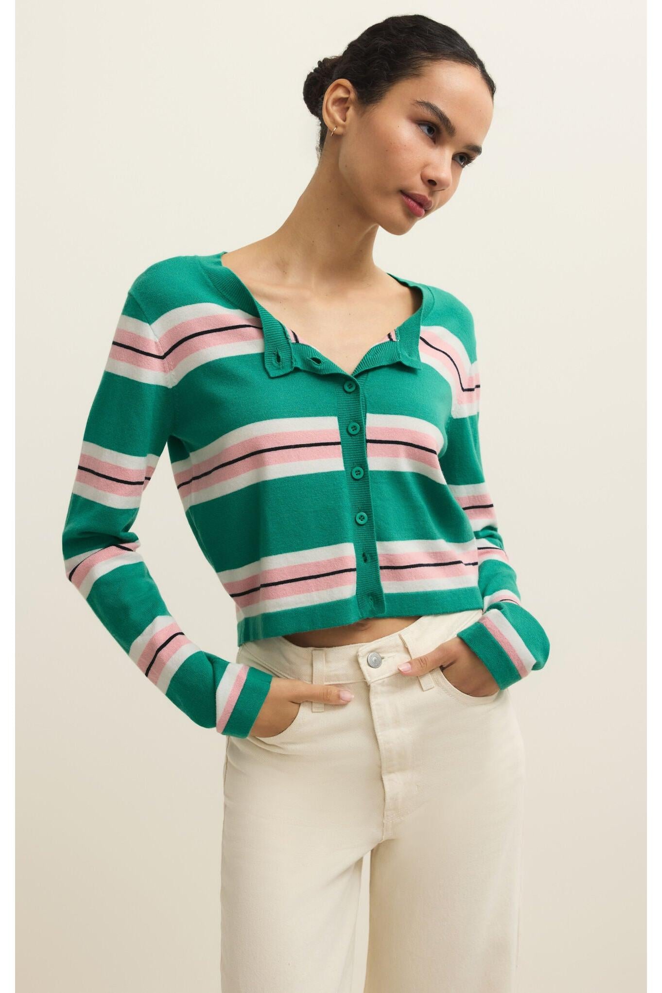 Z Supply Activewear On Par Cardigan in La Paloma-Cardigans & Kimonos-Z Supply Activewear-Deja Nu Boutique, Women's Fashion Boutique in Lampasas, Texas