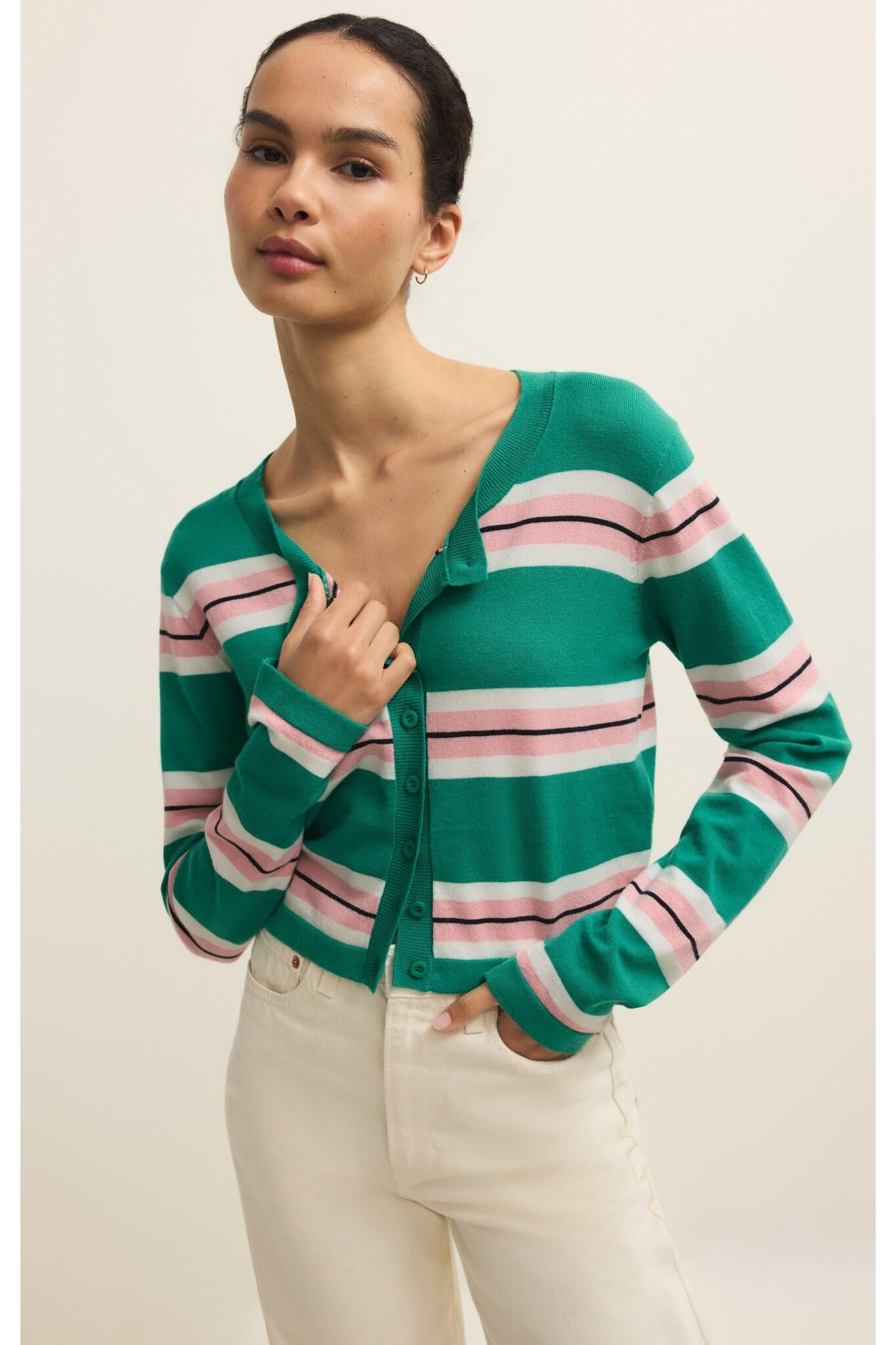 Z Supply Activewear On Par Cardigan in La Paloma-Cardigans & Kimonos-Z Supply Activewear-Deja Nu Boutique, Women's Fashion Boutique in Lampasas, Texas