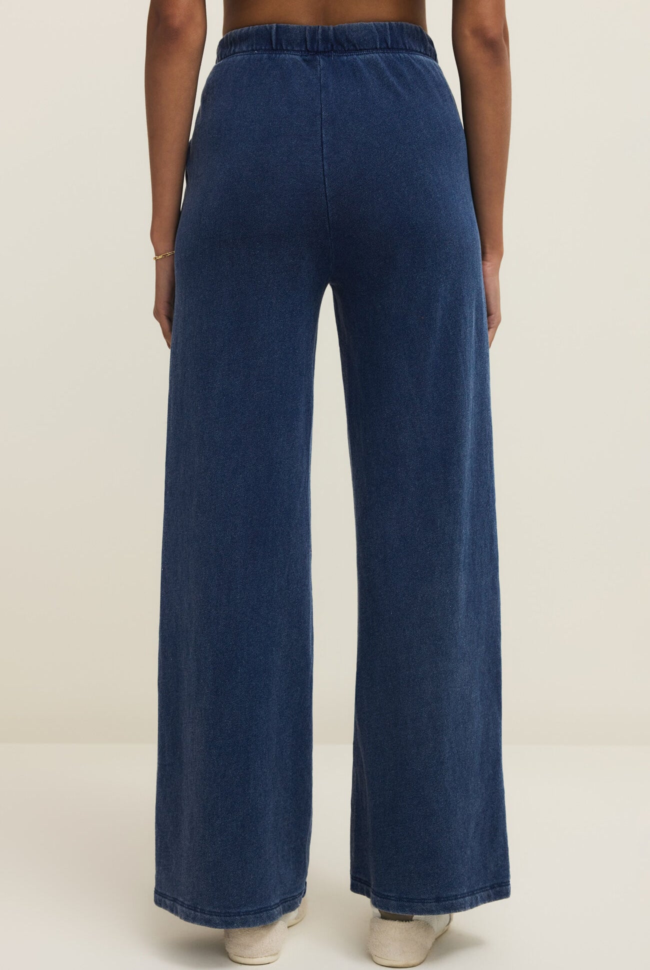 Z Supply Hunter Knit Denim Pant in Indigo-Bottoms-Z Supply-Deja Nu Boutique, Women's Fashion Boutique in Lampasas, Texas