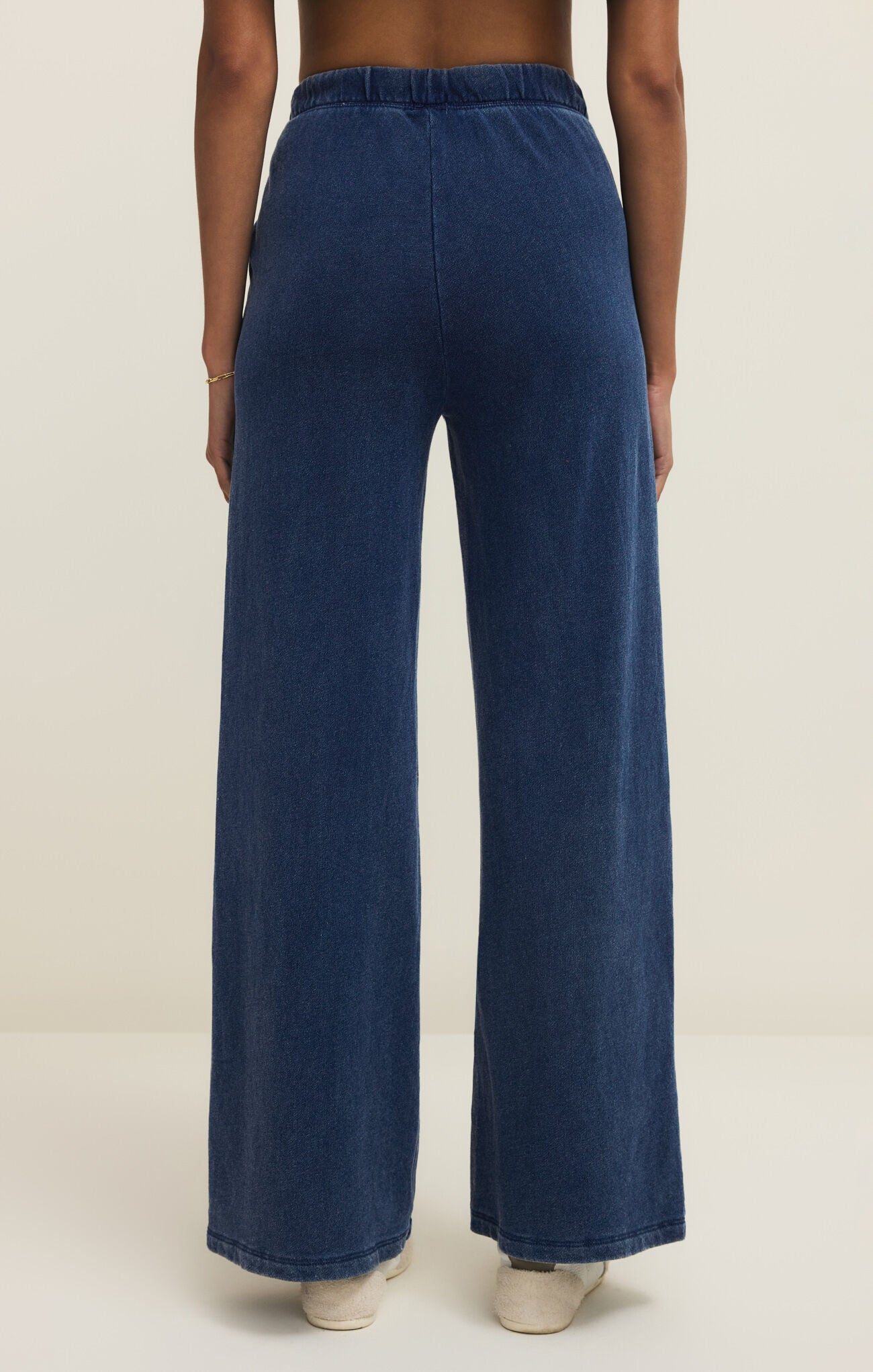 Z Supply Hunter Knit Denim Pant in Indigo-Bottoms-Z Supply-Deja Nu Boutique, Women's Fashion Boutique in Lampasas, Texas