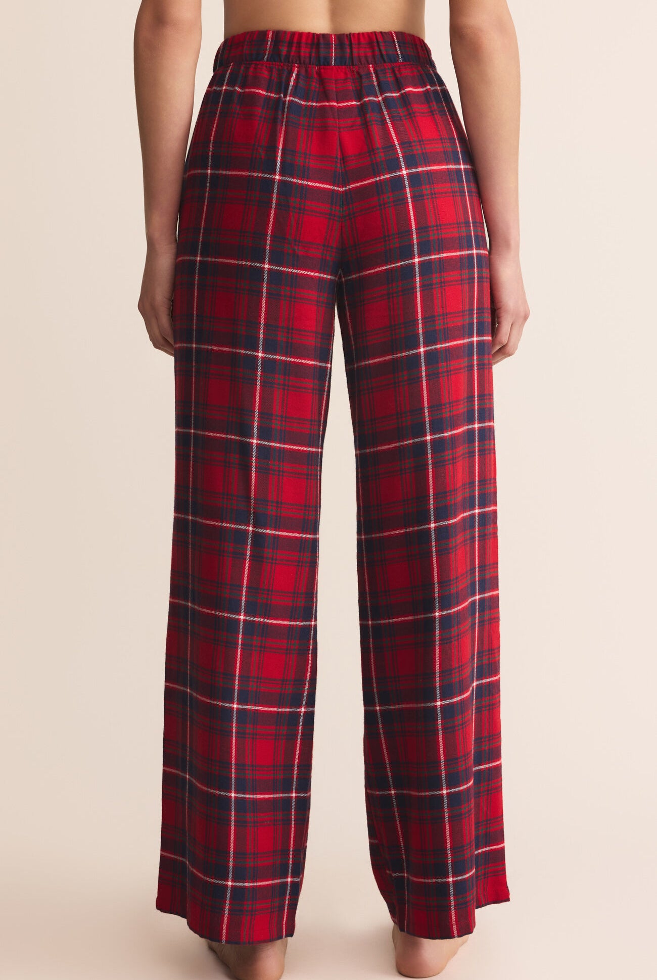 Z Supply Lounge Hangout Plaid Pant-bottoms-Z Supply Lounge-Deja Nu Boutique, Women's Fashion Boutique in Lampasas, Texas