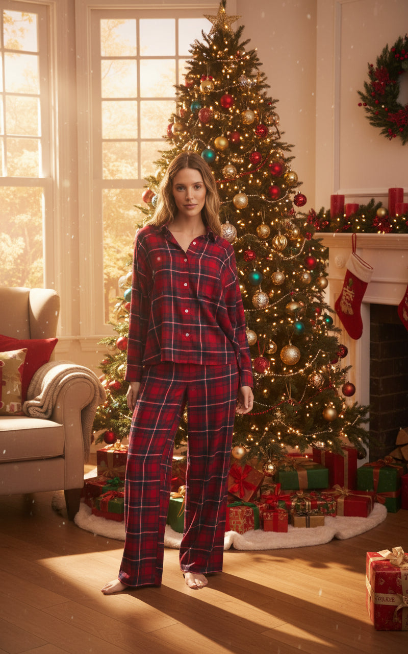 Z Supply Lounge Hangout Plaid Pant-bottoms-Z Supply Lounge-Deja Nu Boutique, Women's Fashion Boutique in Lampasas, Texas