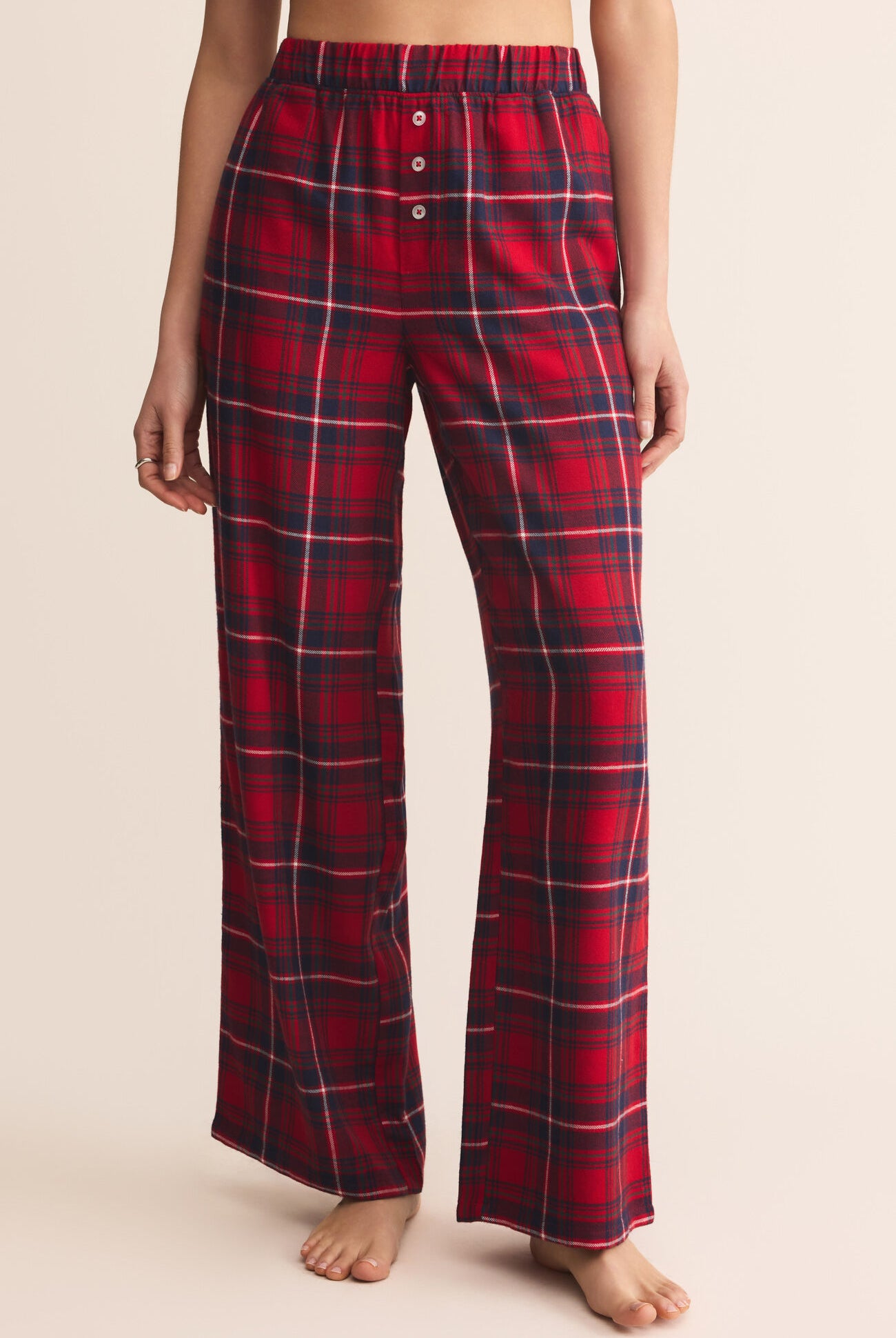 Z Supply Lounge Hangout Plaid Pant-bottoms-Z Supply Lounge-Deja Nu Boutique, Women's Fashion Boutique in Lampasas, Texas