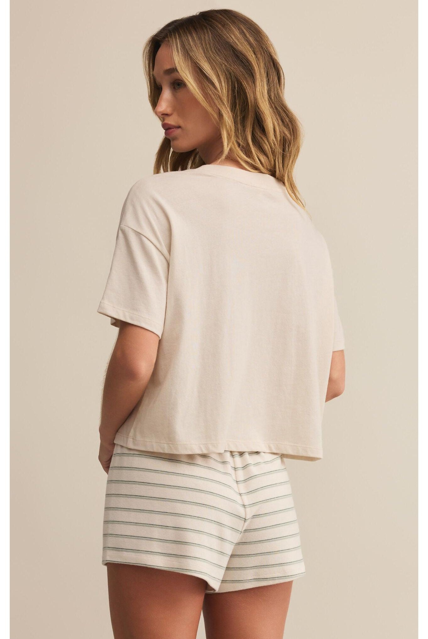 Z Supply Lounge Vintage Wanderlust Tee In Crystal-Tops-Z Supply Lounge-Deja Nu Boutique, Women's Fashion Boutique in Lampasas, Texas