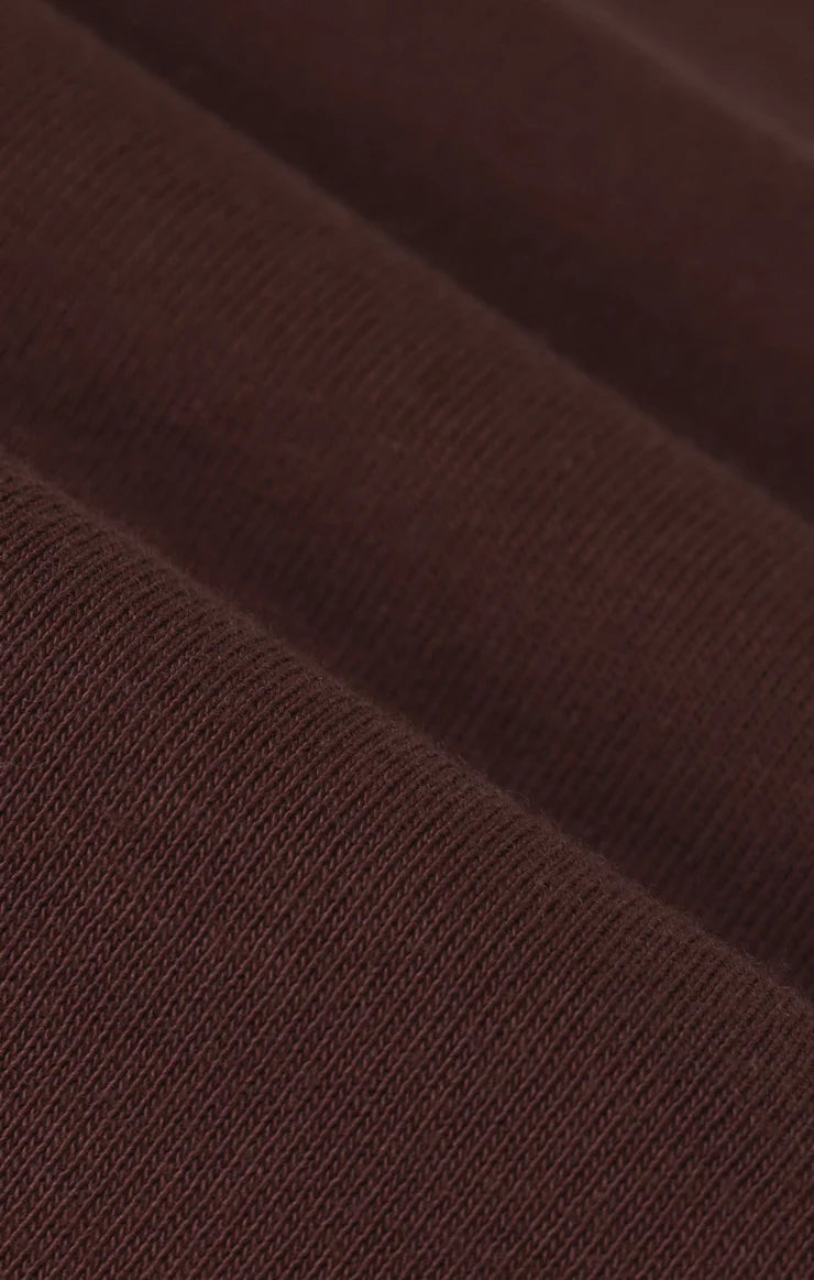 Z Supply Tourist Knit Jersey Tee In Chocolate Cherry-T-Shirts-Z Supply-Deja Nu Boutique, Women's Fashion Boutique in Lampasas, Texas