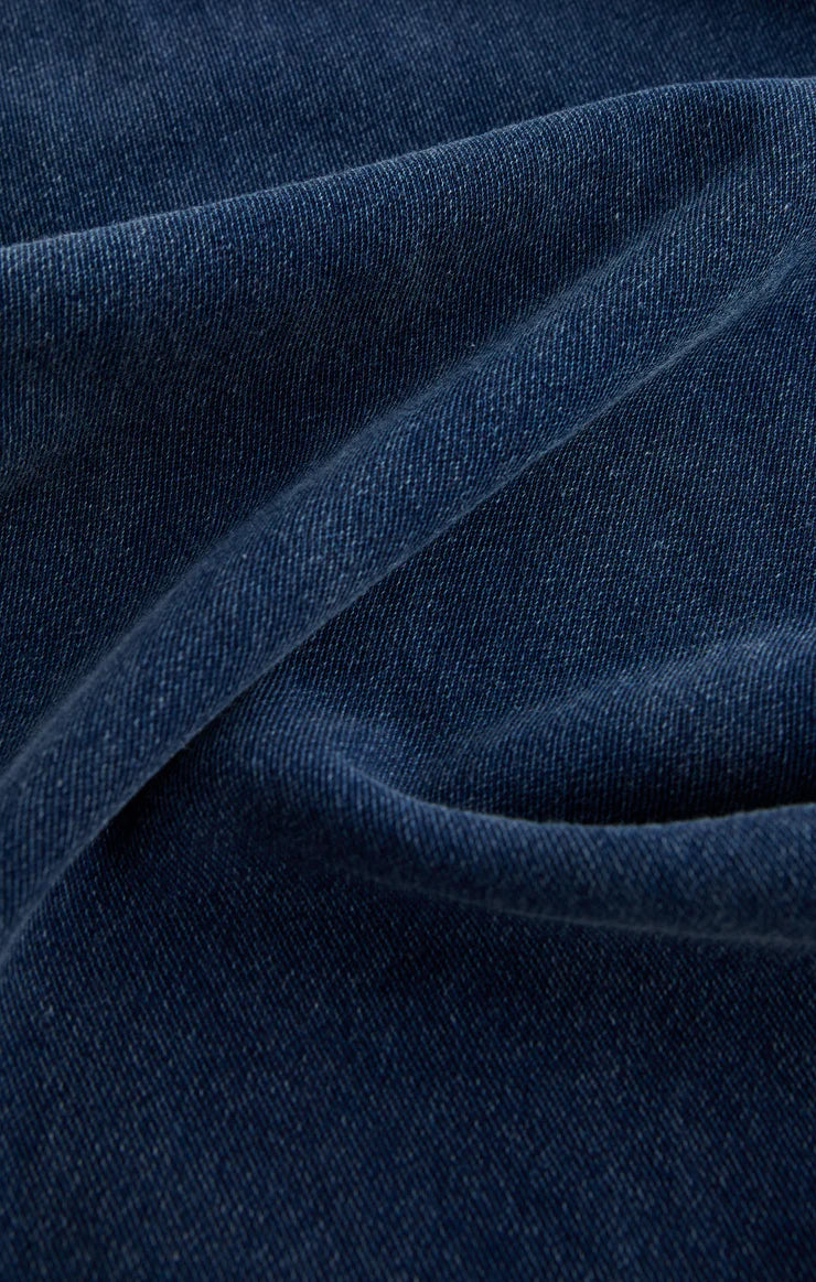 Z Supply All Day Knit Denim Jacket in Indigo-Outerwear-Z Supply-Deja Nu Boutique, Women's Fashion Boutique in Lampasas, Texas