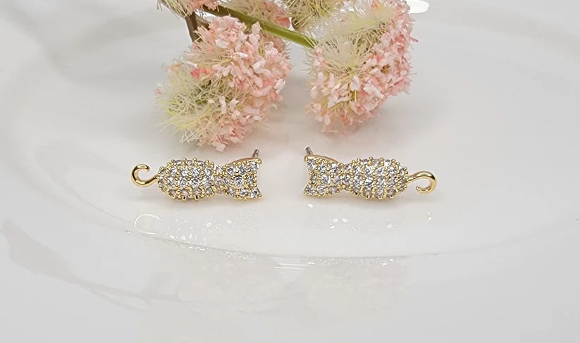 Betty Oh! Cat Post Earrings-Earrings-Betty Oh!-Deja Nu Boutique, Women's Fashion Boutique in Lampasas, Texas