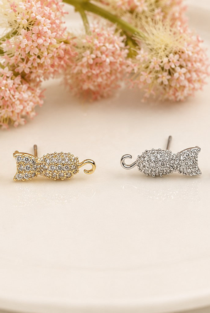 Betty Oh! Cat Post Earrings-Earrings-Betty Oh!-Deja Nu Boutique, Women's Fashion Boutique in Lampasas, Texas