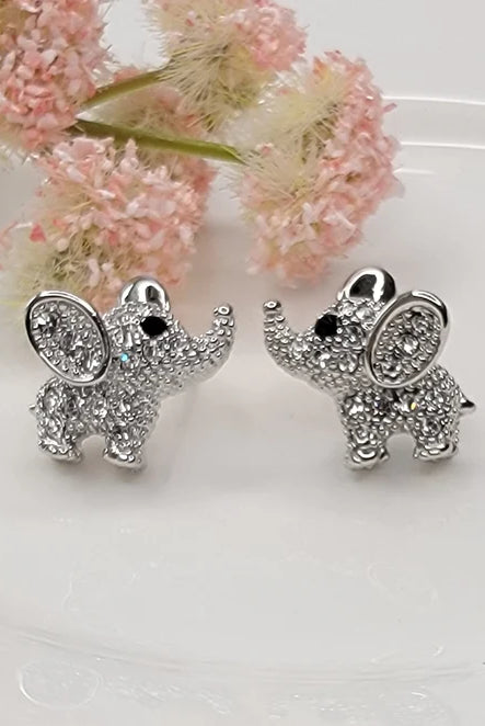 Betty Oh! Elephant Post Earrings-Earrings-Betty Oh!-Deja Nu Boutique, Women's Fashion Boutique in Lampasas, Texas