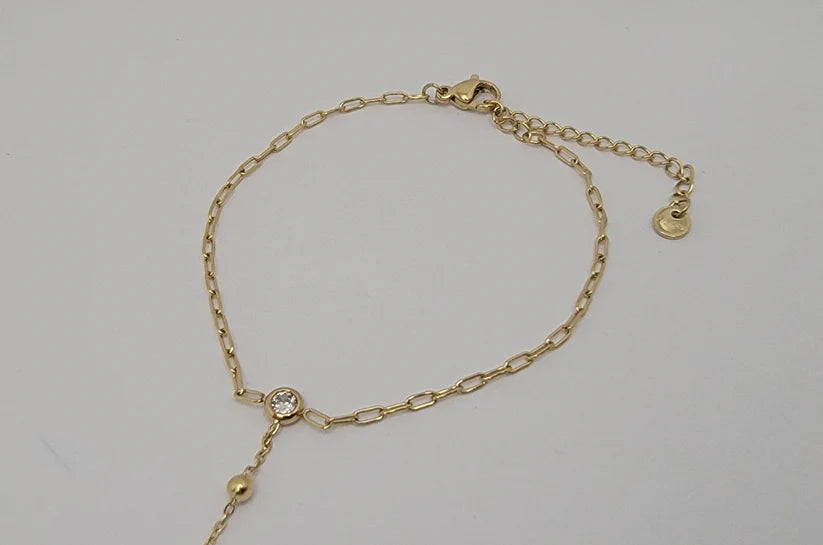 Betty Oh! Stardust Hand Chain Waterproof Bracelet-Bracelets-Betty Oh!-Deja Nu Boutique, Women's Fashion Boutique in Lampasas, Texas