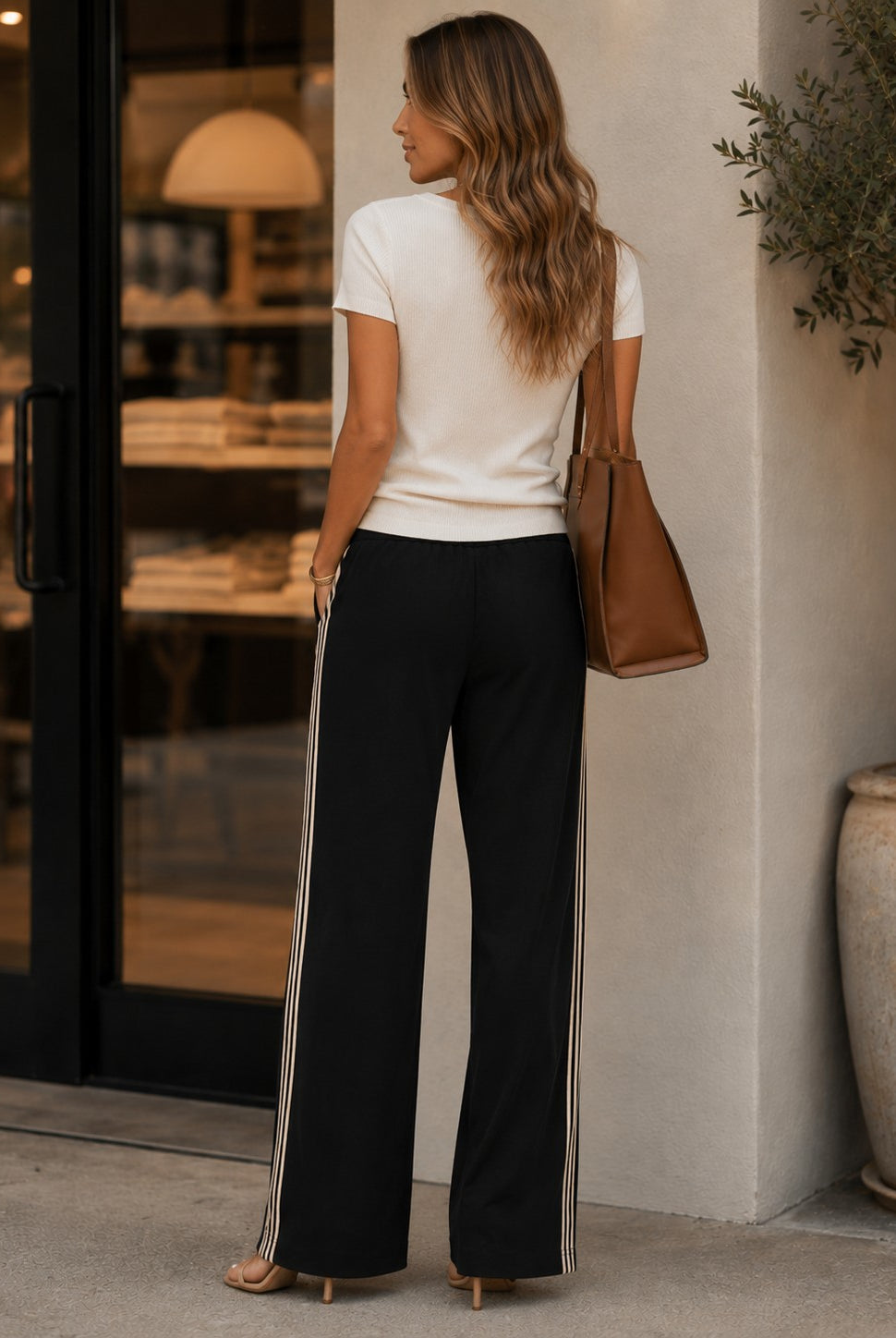 Bishop + Young Ford Pull-On Pant – Black-Bottoms-Bishop And Young-Deja Nu Boutique, Women's Fashion Boutique in Lampasas, Texas