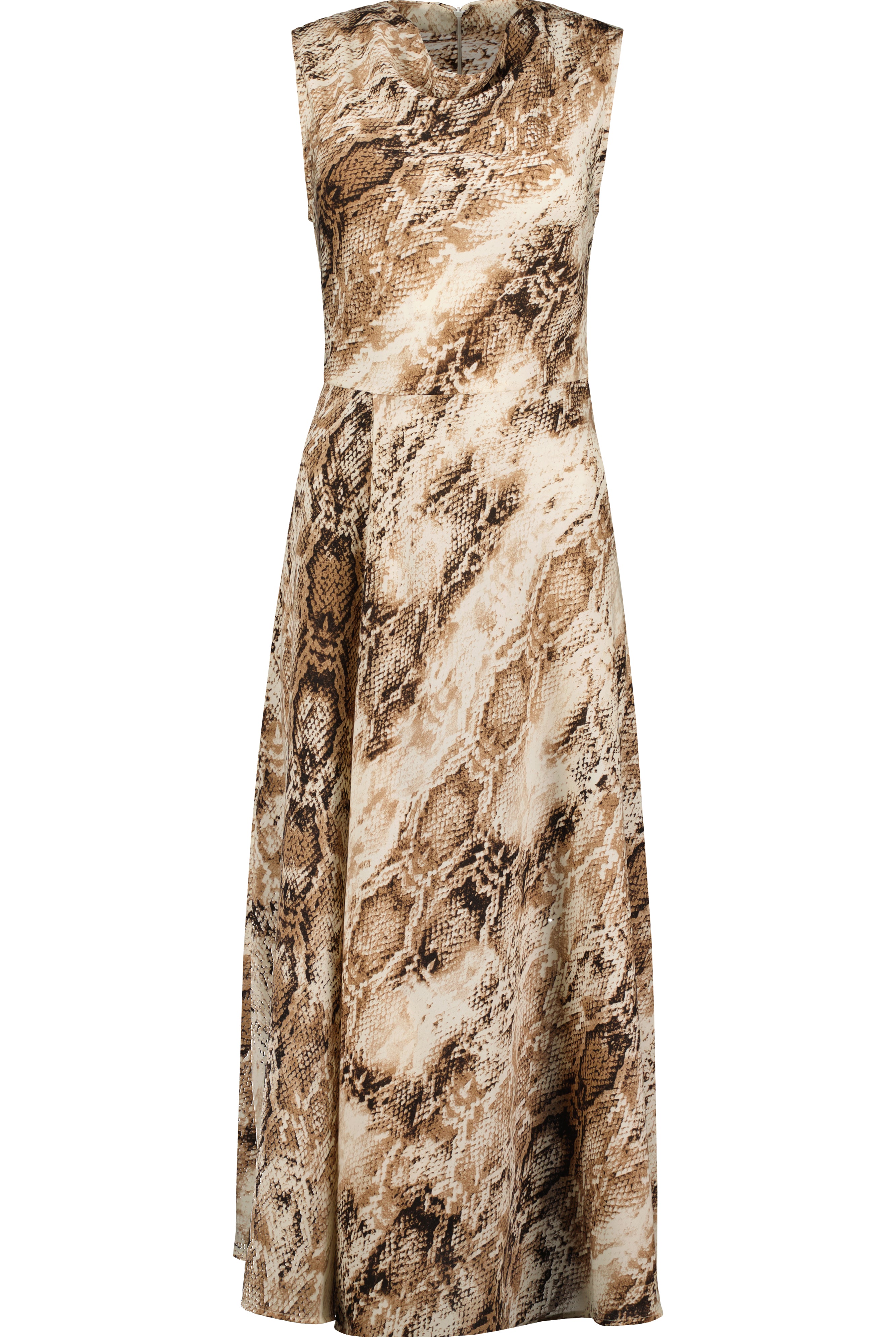 Bishop + Young Jardine Cowl Neck Maxi Dress in Python-Maxi Dresses-Bishop And Young-Deja Nu Boutique, Women's Fashion Boutique in Lampasas, Texas